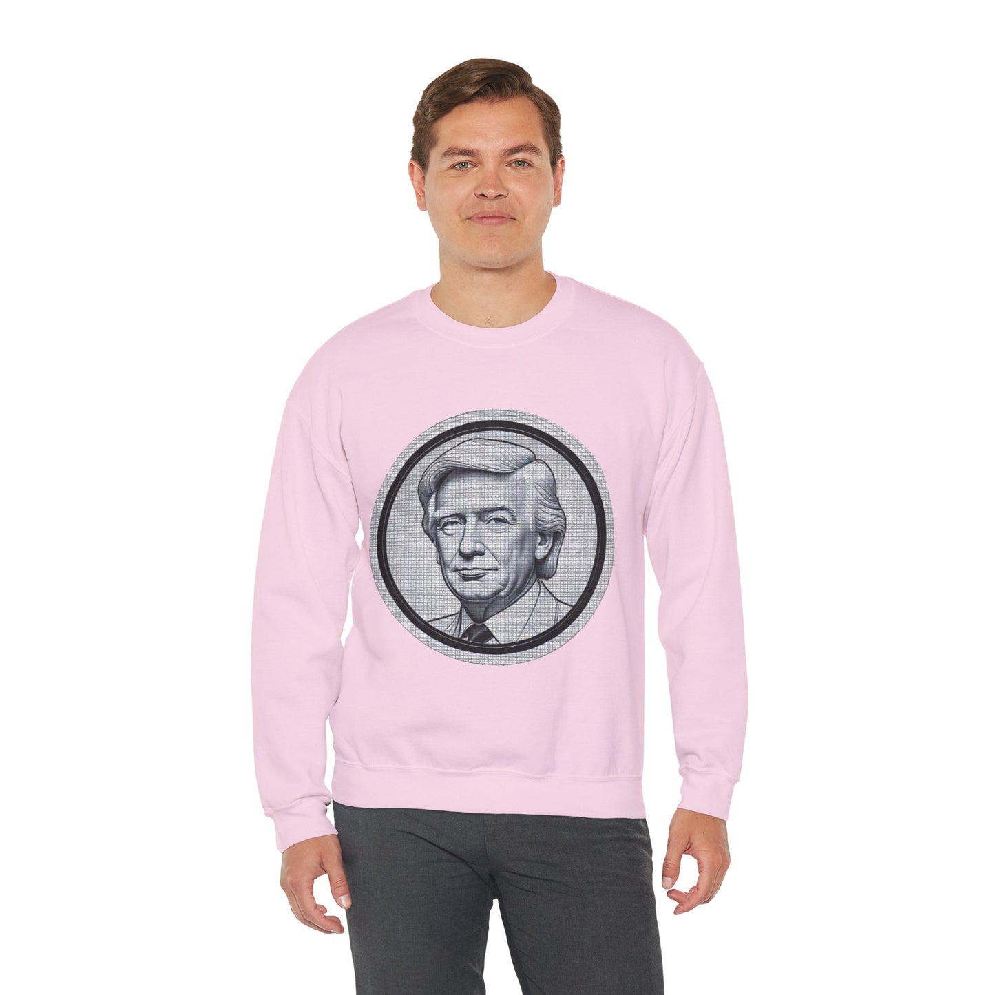 Unisex Heavy Blend™ Crewneck Sweatshirt trump Design | OKEYCITY