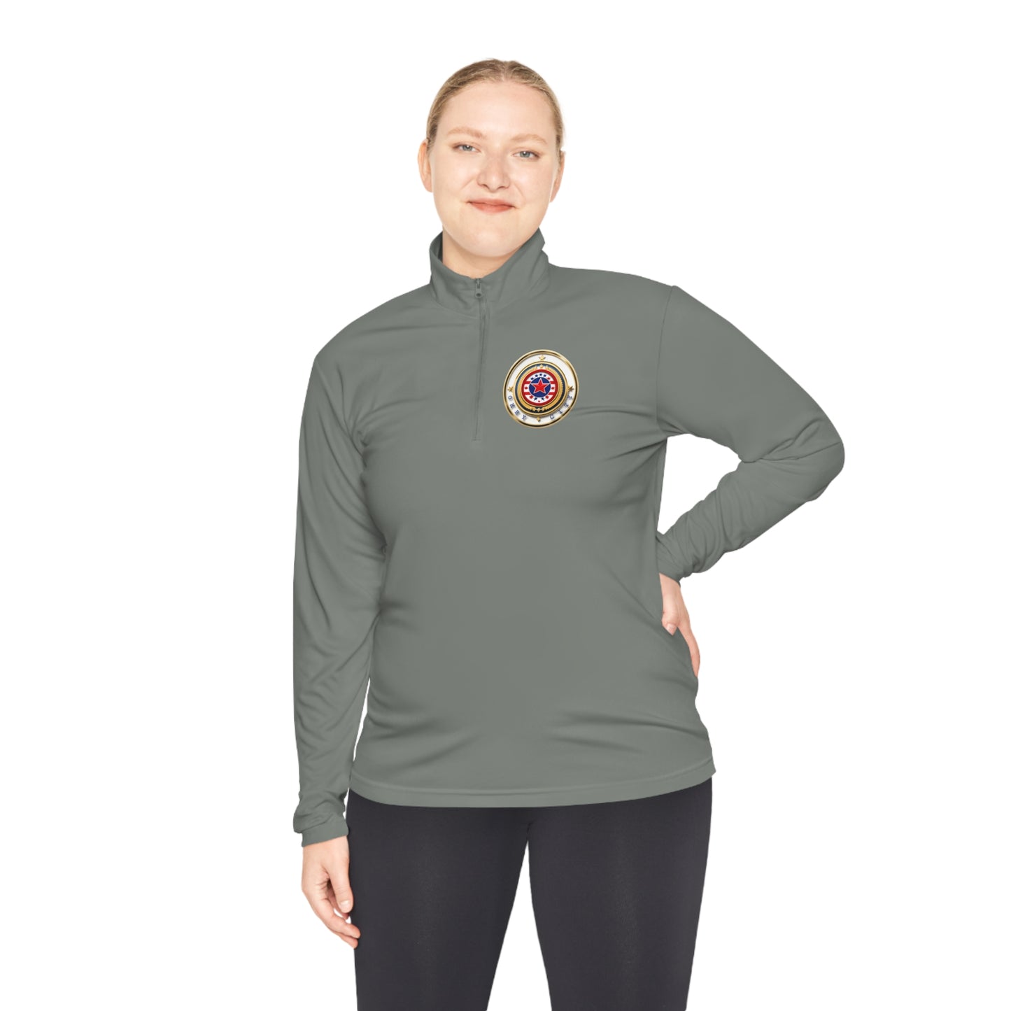 Unisex Quarter-Zip Pullover with brand Okeycity | OKEYCITY