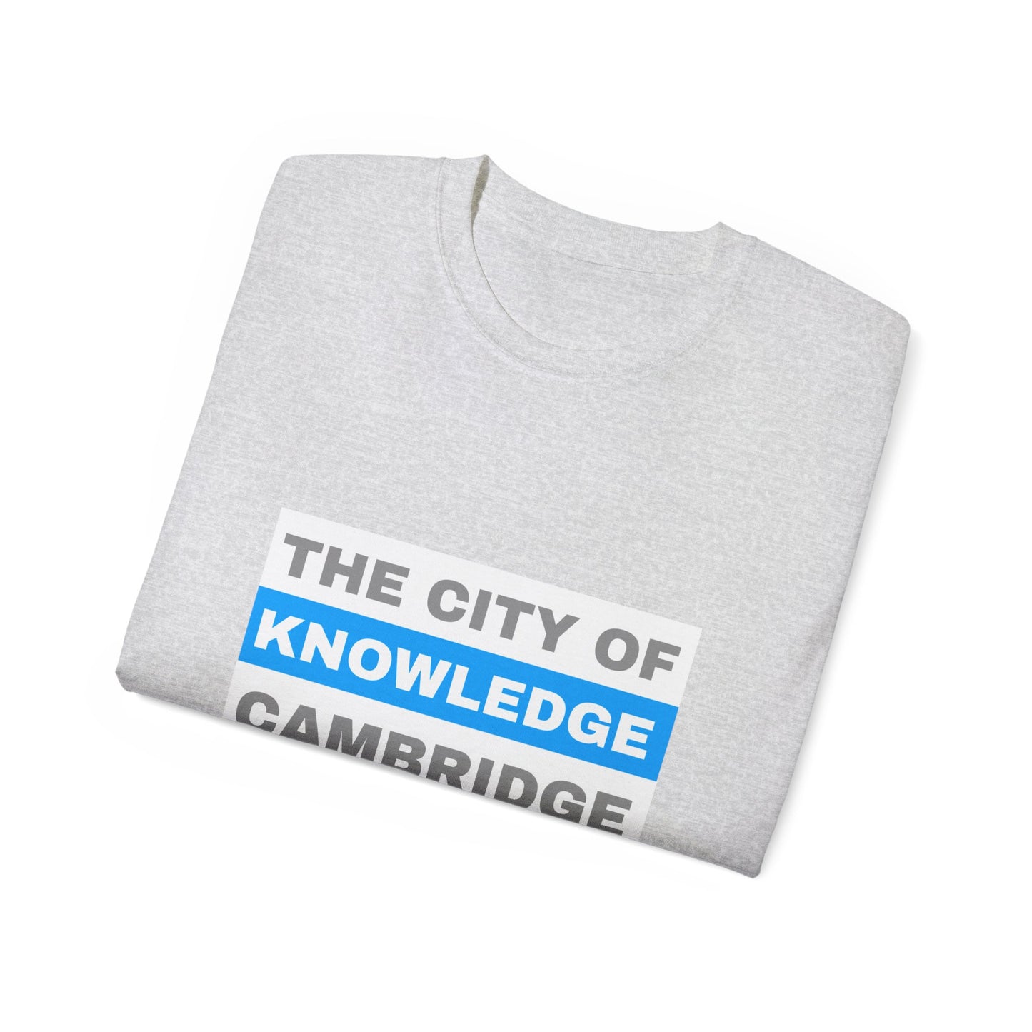 Unisex Ultra Cotton Tee with cambridge city Design | OKEYCITY