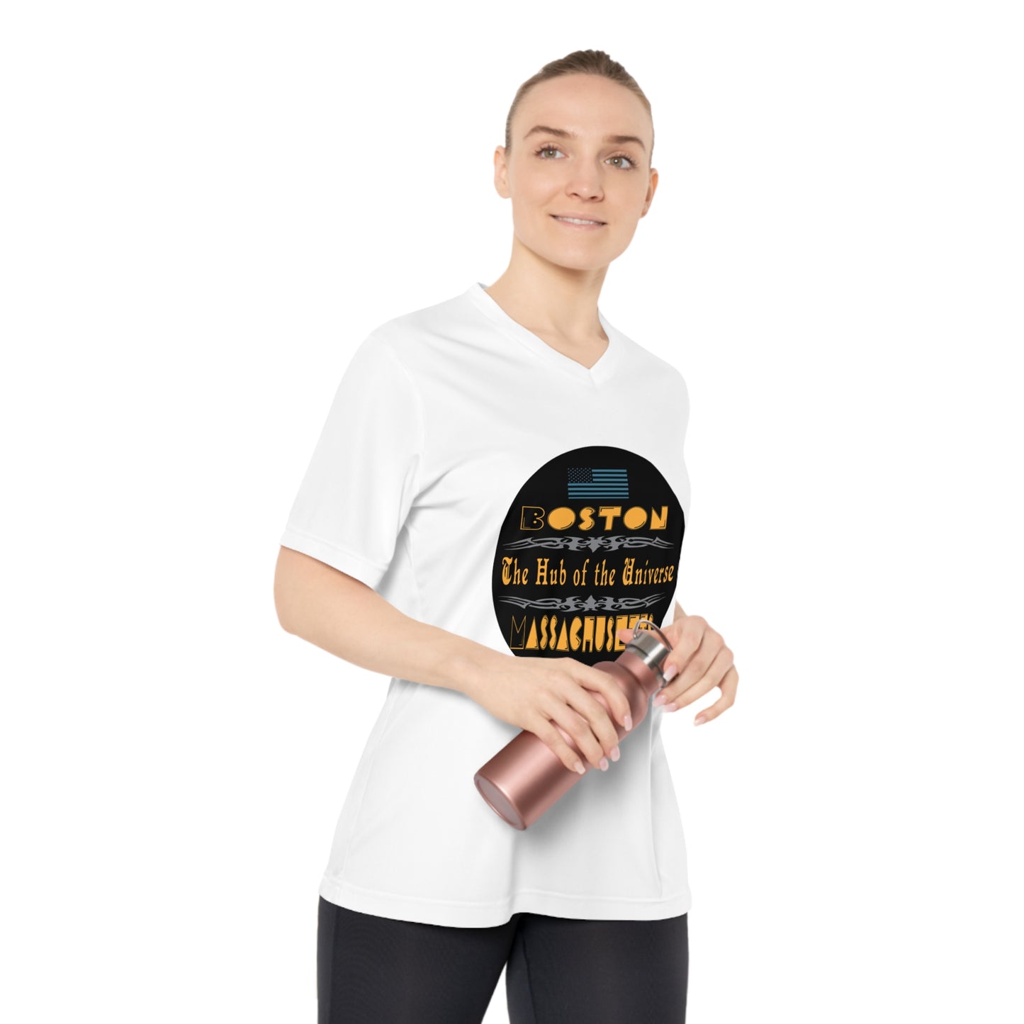 Women's Performance V-Neck T-Shirt | OKEYCITY