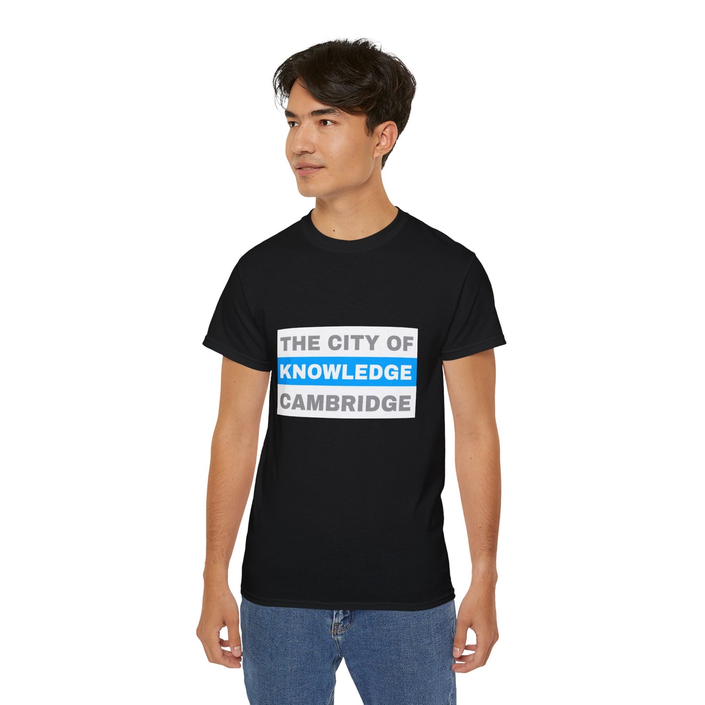 Unisex Ultra Cotton Tee with cambridge city Design | OKEYCITY