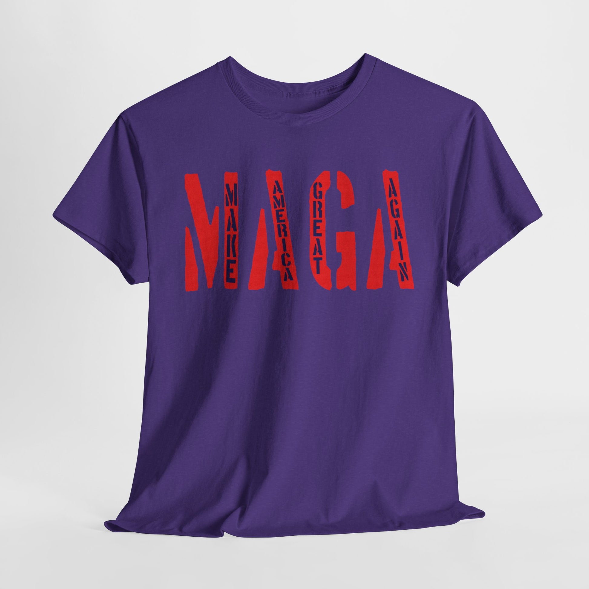 Unisex Heavy Cotton Tee With MAGA Design | OKEYCITY