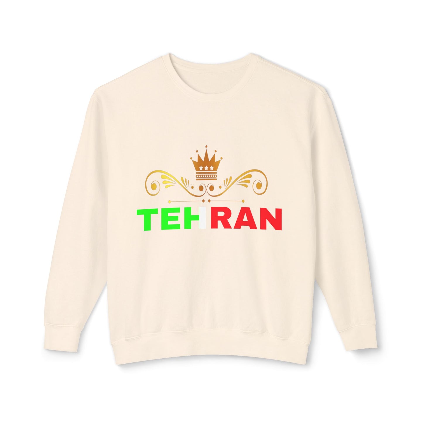 Unisex Lightweight Crewneck Sweatshirt With Tehran Design | OKEYCITY