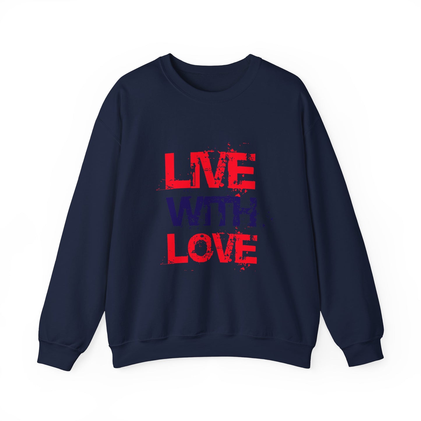 Unisex Heavy Blend™ Crewneck Sweatshirt with love Design | OKEYCITY