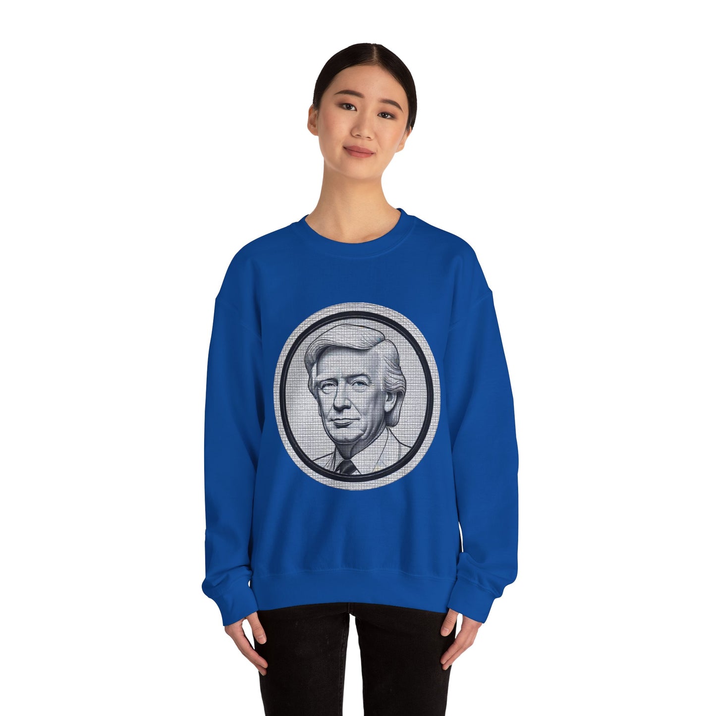 Unisex Heavy Blend™ Crewneck Sweatshirt trump Design | OKEYCITY