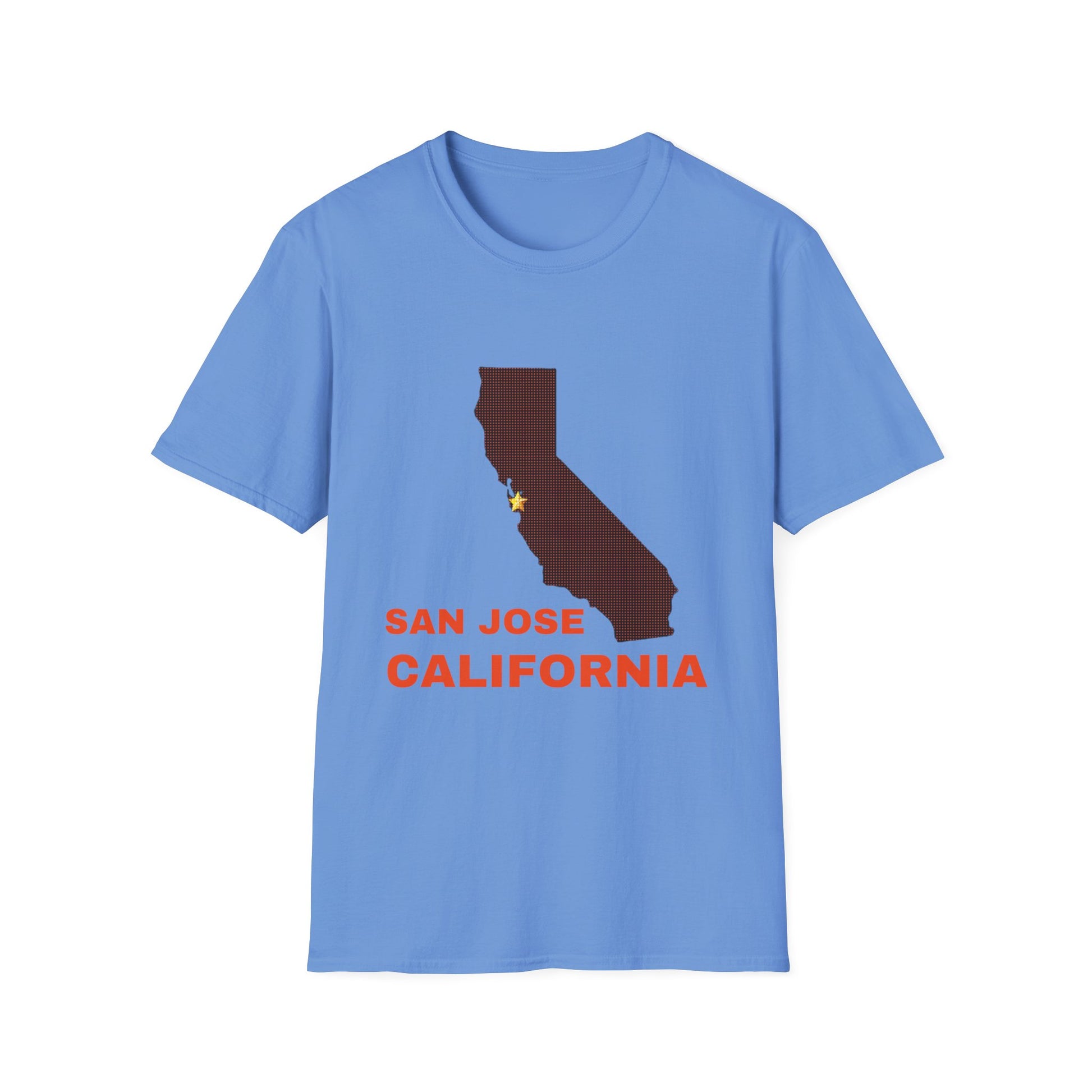 Unisex Softstyle T-Shirt with San Jose Design | OKEYCITY