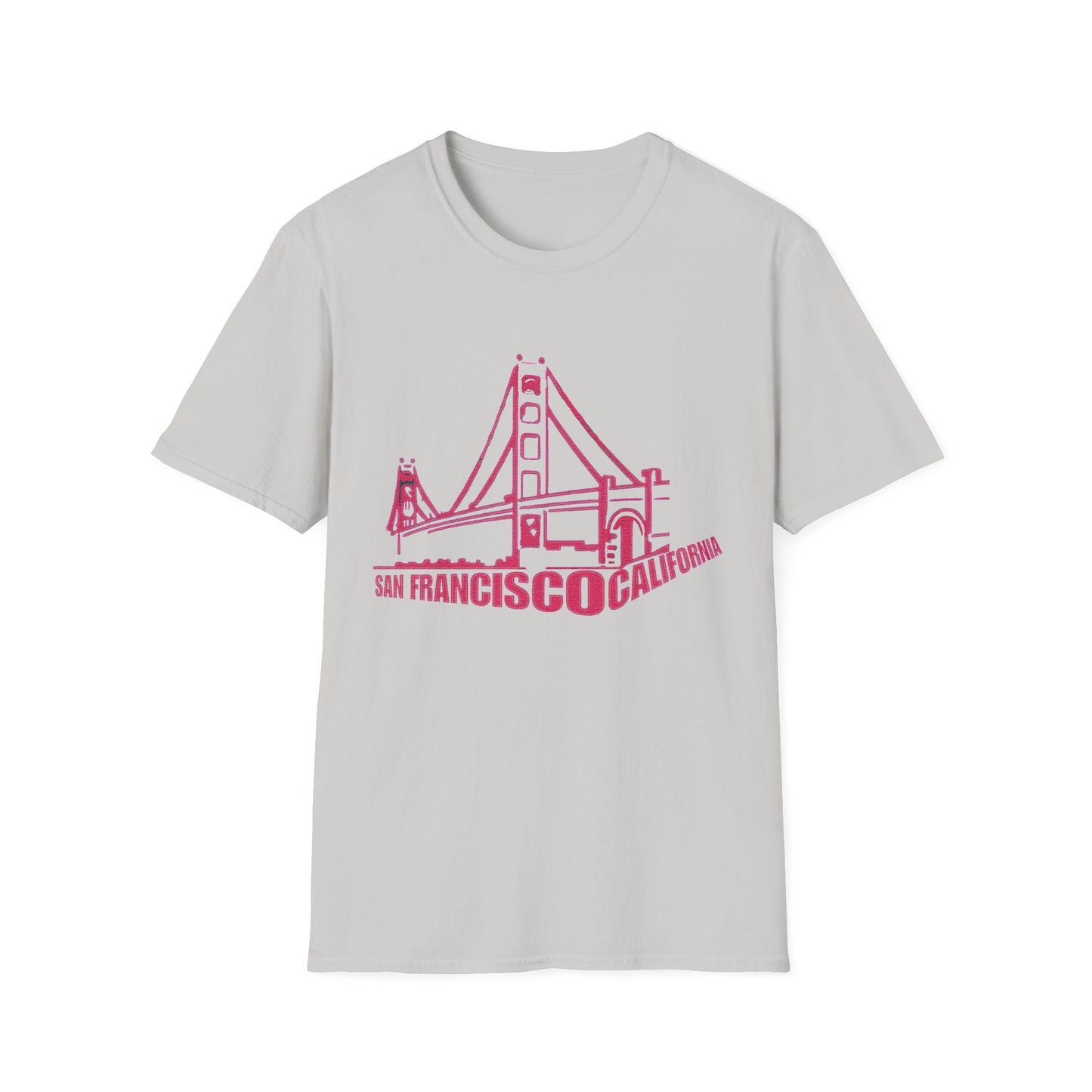 Unisex Softstyle T-Shirt with San Francisco Design | OKEYCITY