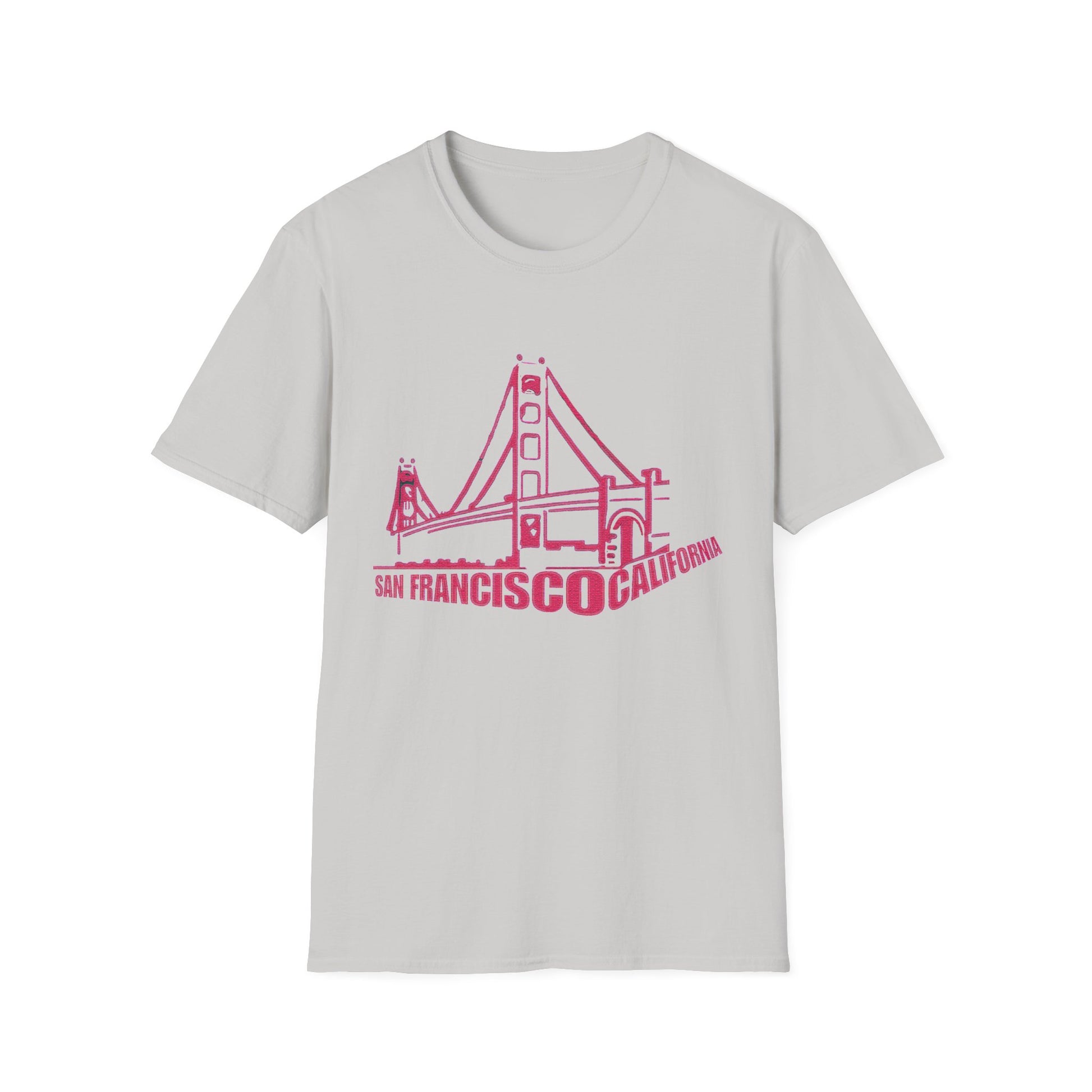 Unisex Softstyle T-Shirt with San Francisco Design | OKEYCITY