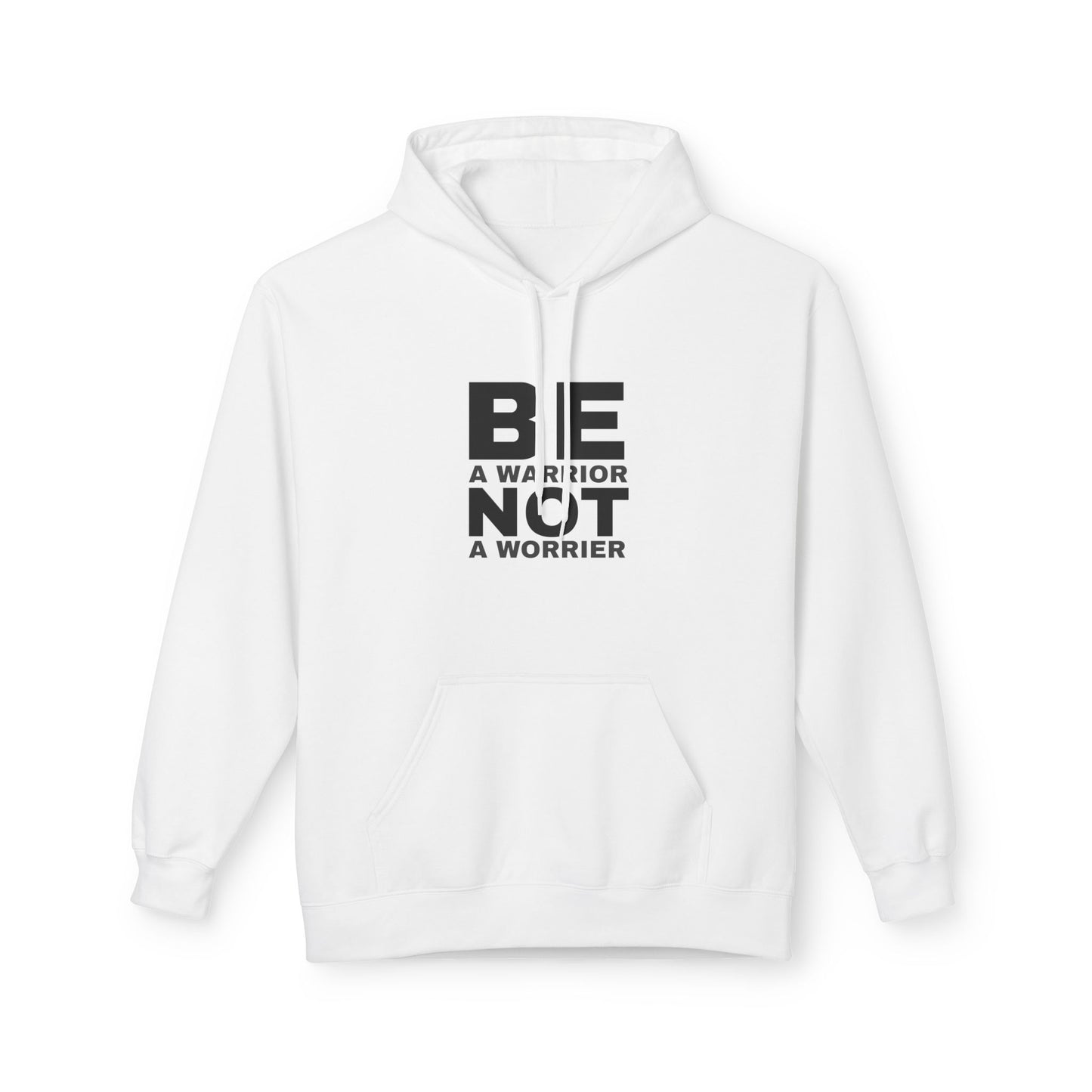 Unisex Midweight Softstyle Fleece Hoodie With Typography Design | OKEYCITY