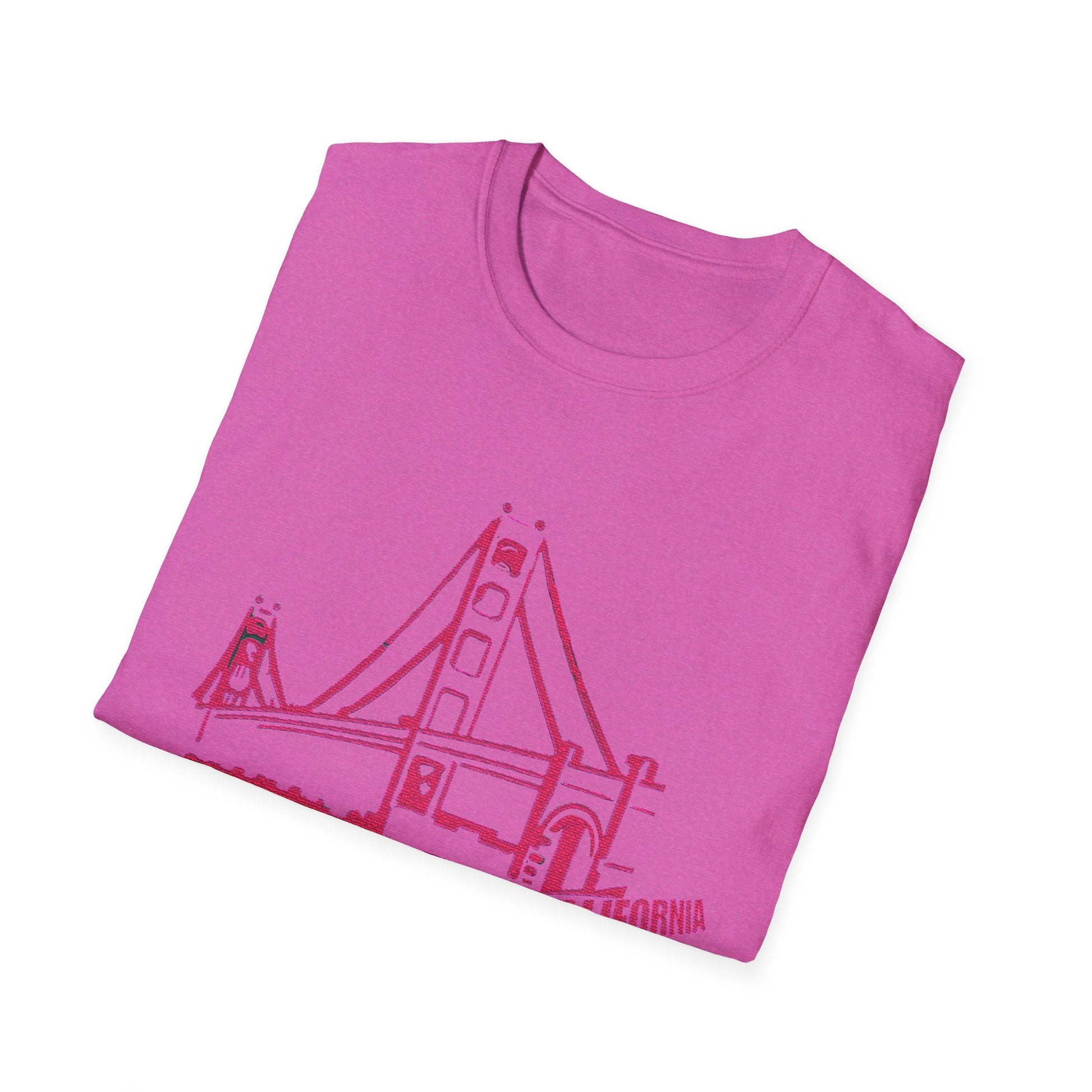 Unisex Softstyle T-Shirt with San Francisco Design | OKEYCITY