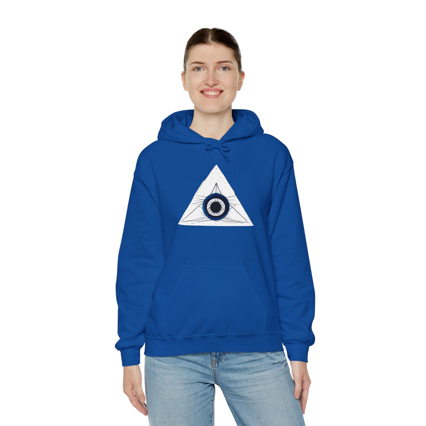 Unisex Heavy Blend™ Hooded Sweatshirt illuminati ِDesign | OKEYCITY