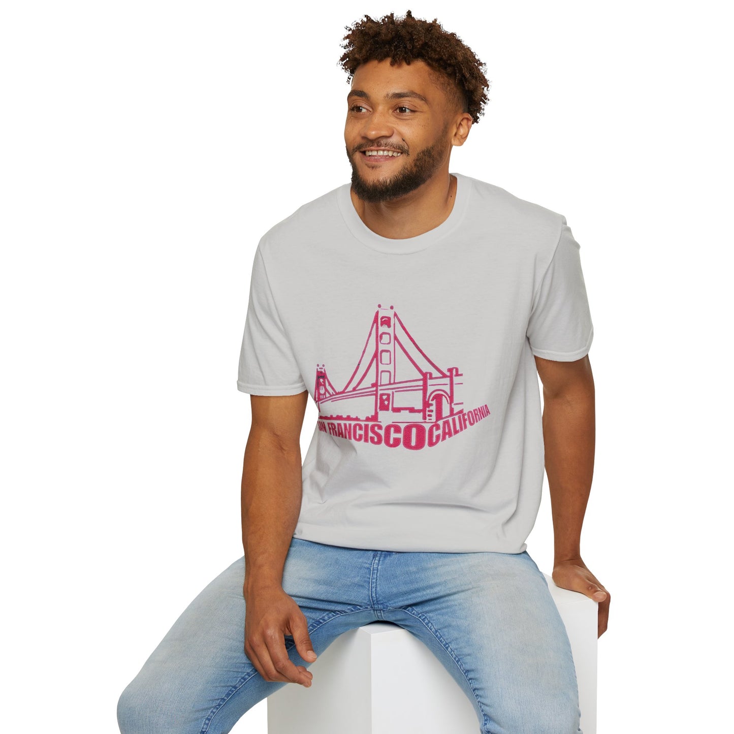 Unisex Softstyle T-Shirt with San Francisco Design | OKEYCITY