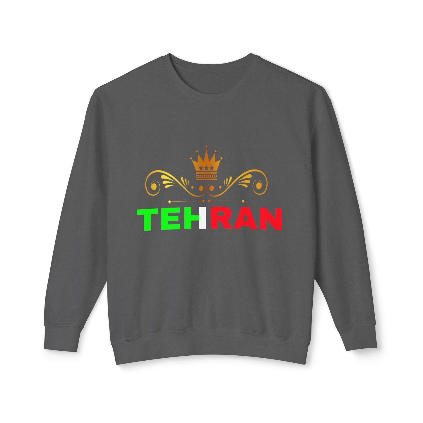 Unisex Lightweight Crewneck Sweatshirt With Tehran Design | OKEYCITY