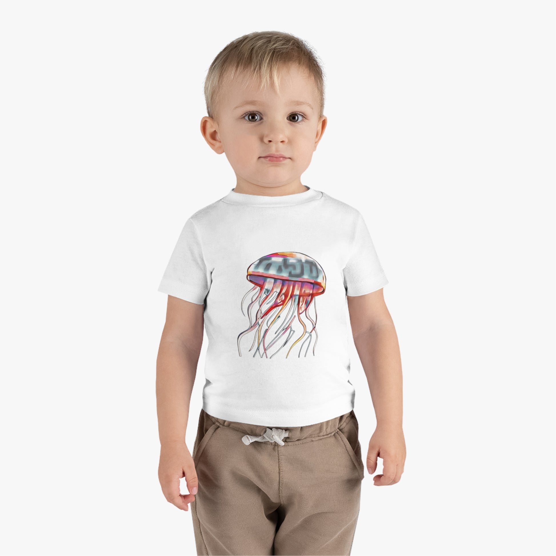 Infant Cotton Jersey Tee With Mermaid design | OKEYCITY