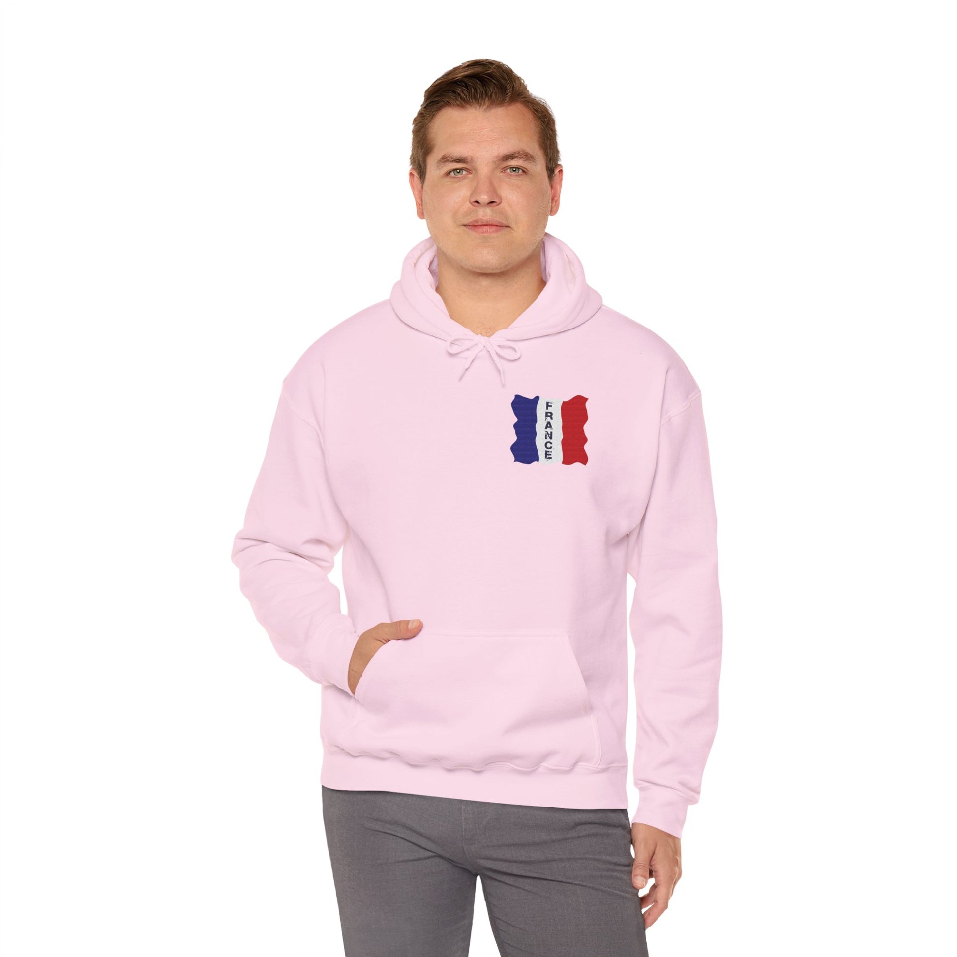 Unisex Heavy Blend™ Hooded Sweatshirt with flag france design | OKEYCITY