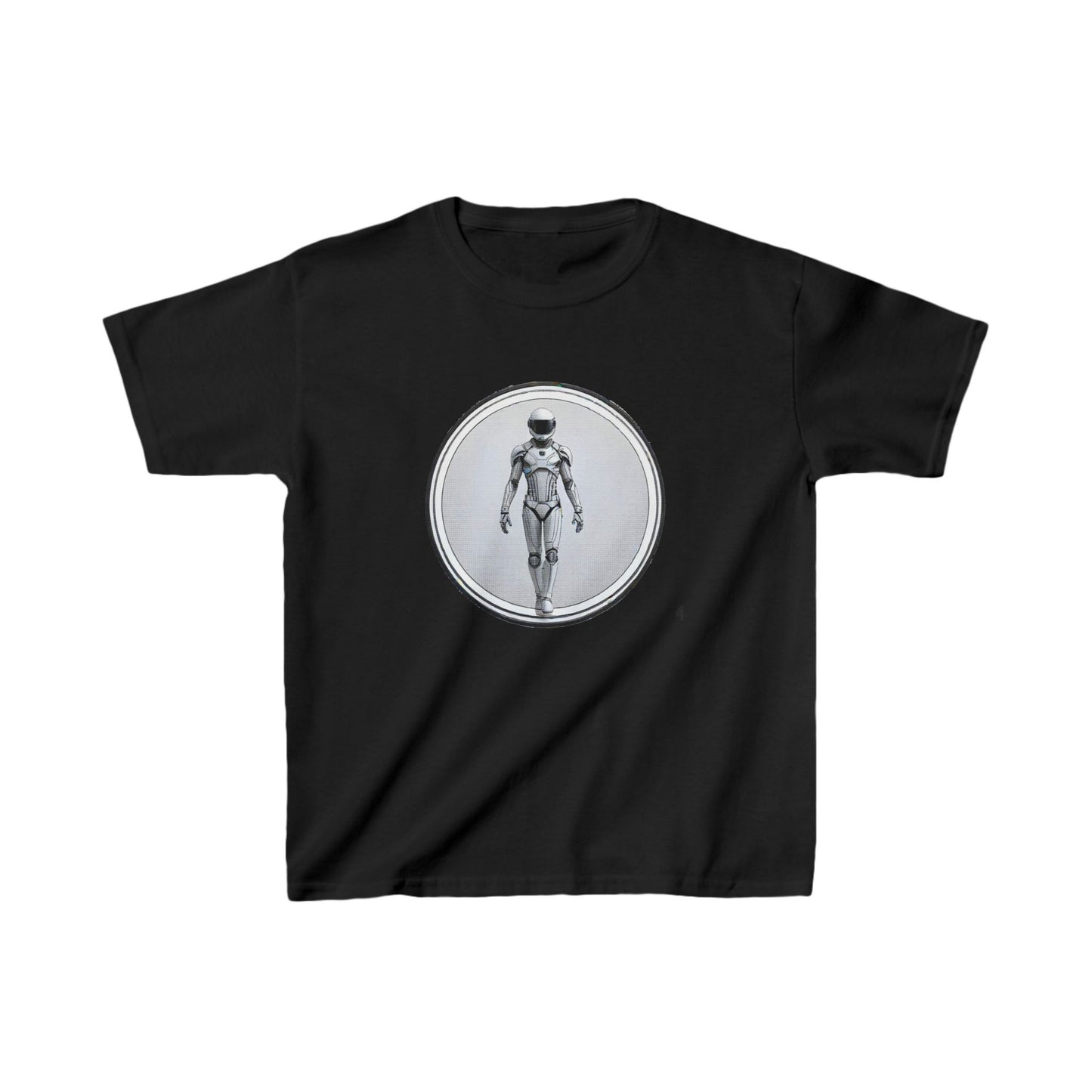 Kids Heavy Cotton™ Tee with astronaut design | OKEYCITY