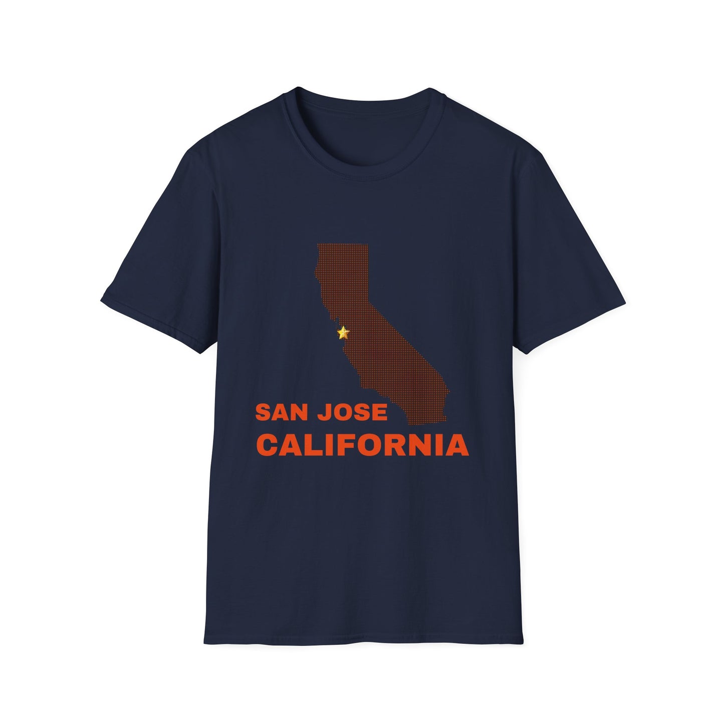 Unisex Softstyle T-Shirt with San Jose Design | OKEYCITY