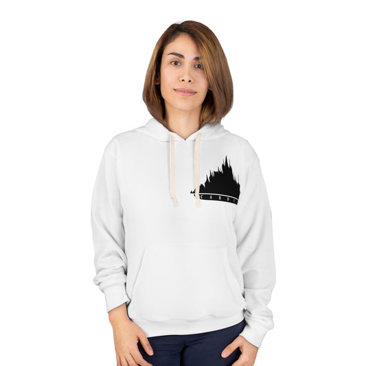 Unisex Pullover Hoodie (AOP) with Cardiff Design | OKEYCITY