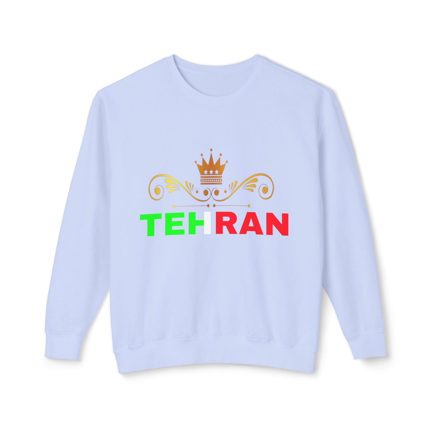 Unisex Lightweight Crewneck Sweatshirt With Tehran Design | OKEYCITY