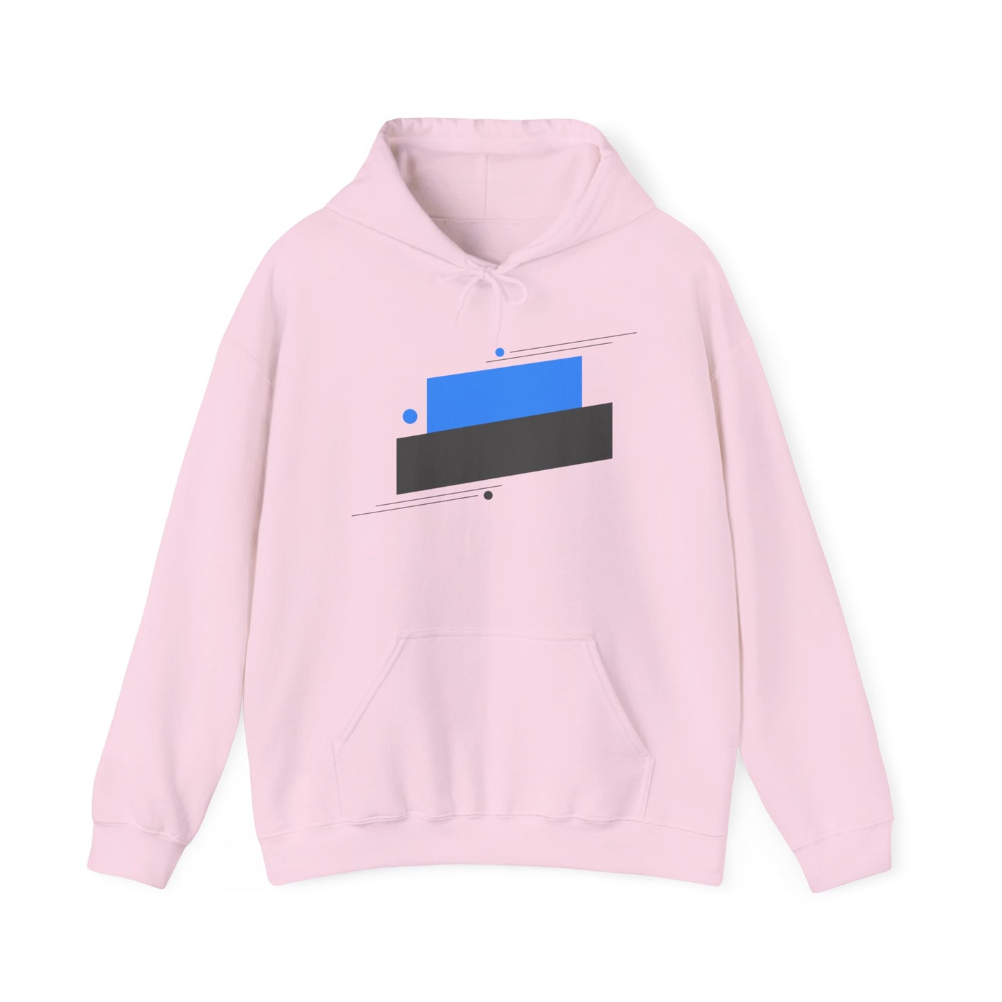 Unisex Heavy Blend™ Hooded Sweatshirt with blue graphic Design | OKEYCITY