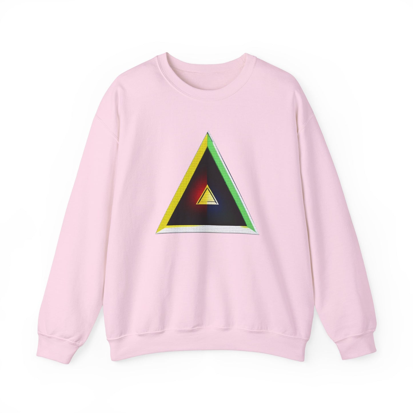 Unisex Heavy Blend™ Crewneck Sweatshirt with triangle Design | OKEYCITY