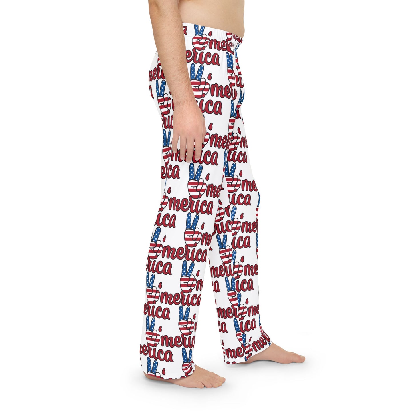 Men's Pajama Pants With New American theme Design | OKEYCITY