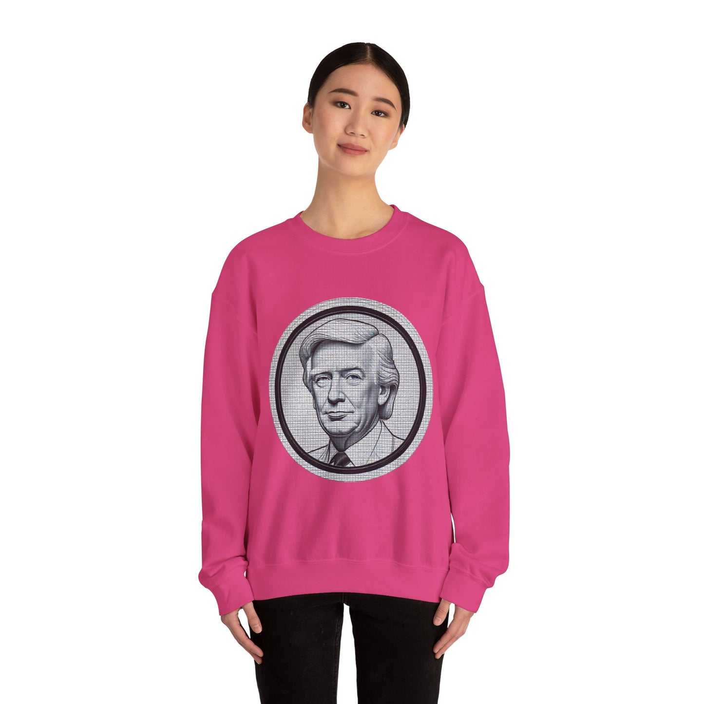 Unisex Heavy Blend™ Crewneck Sweatshirt trump Design | OKEYCITY