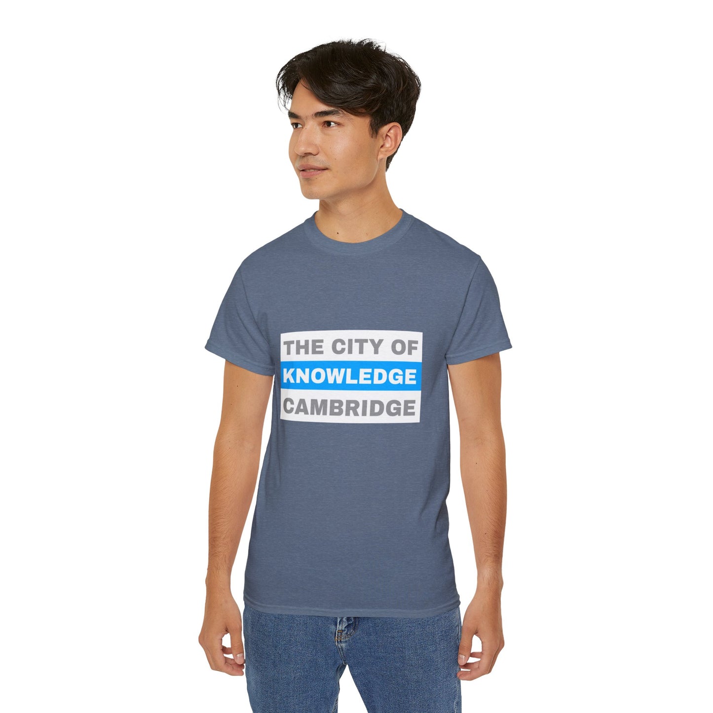 Unisex Ultra Cotton Tee with cambridge city Design | OKEYCITY