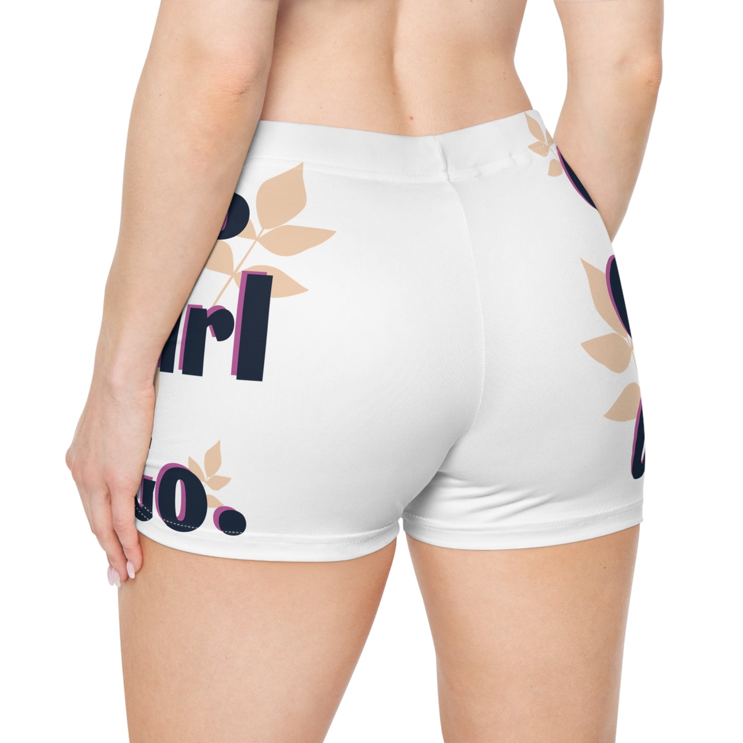 Women's Shorts  With Typography Design | OKEYCITY