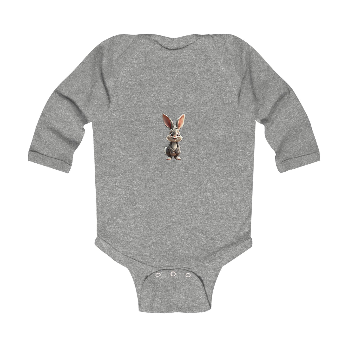 Infant Long Sleeve Bodysuit with rabbit design | OKEYCITY