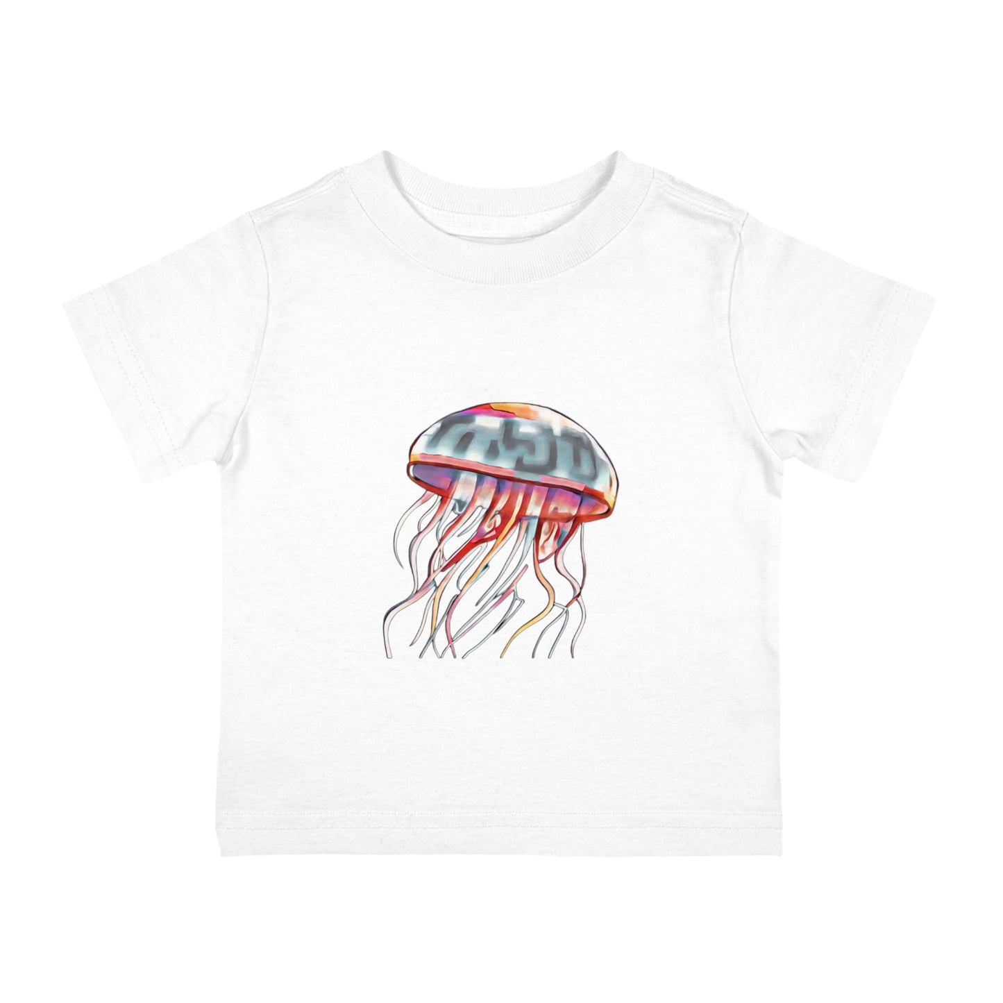 Infant Cotton Jersey Tee With Mermaid design | OKEYCITY