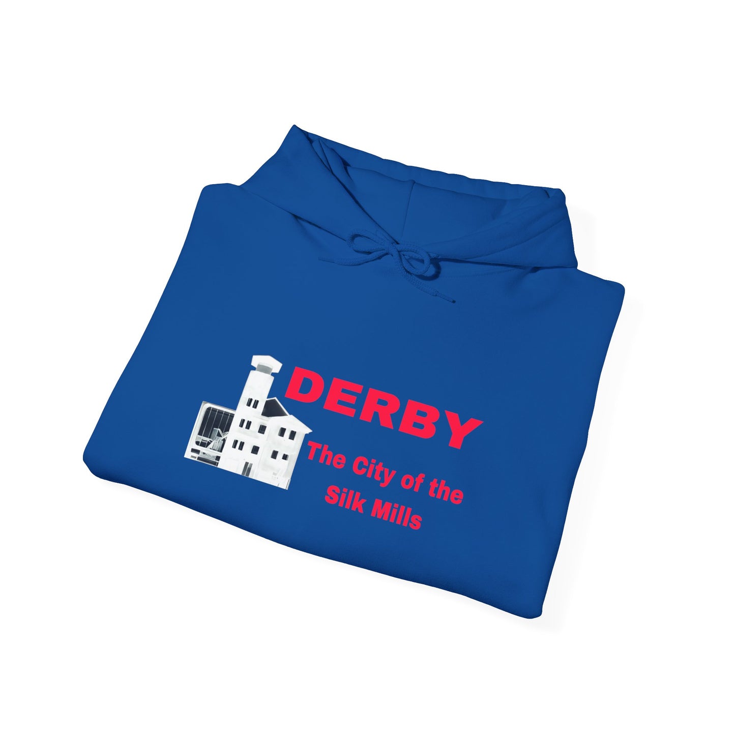 Unisex Heavy Blend™ Hooded Sweatshirt with Derby Design | OKEYCITY