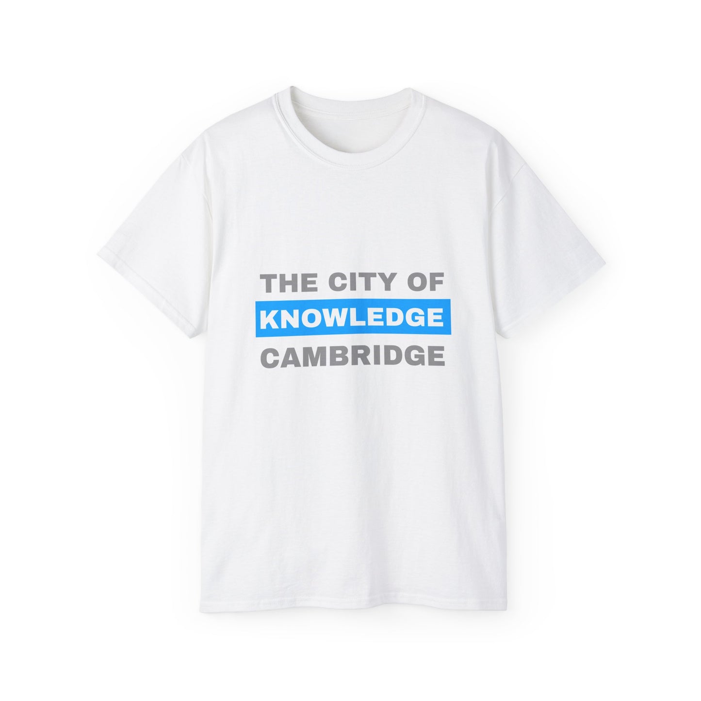 Unisex Ultra Cotton Tee with cambridge city Design | OKEYCITY