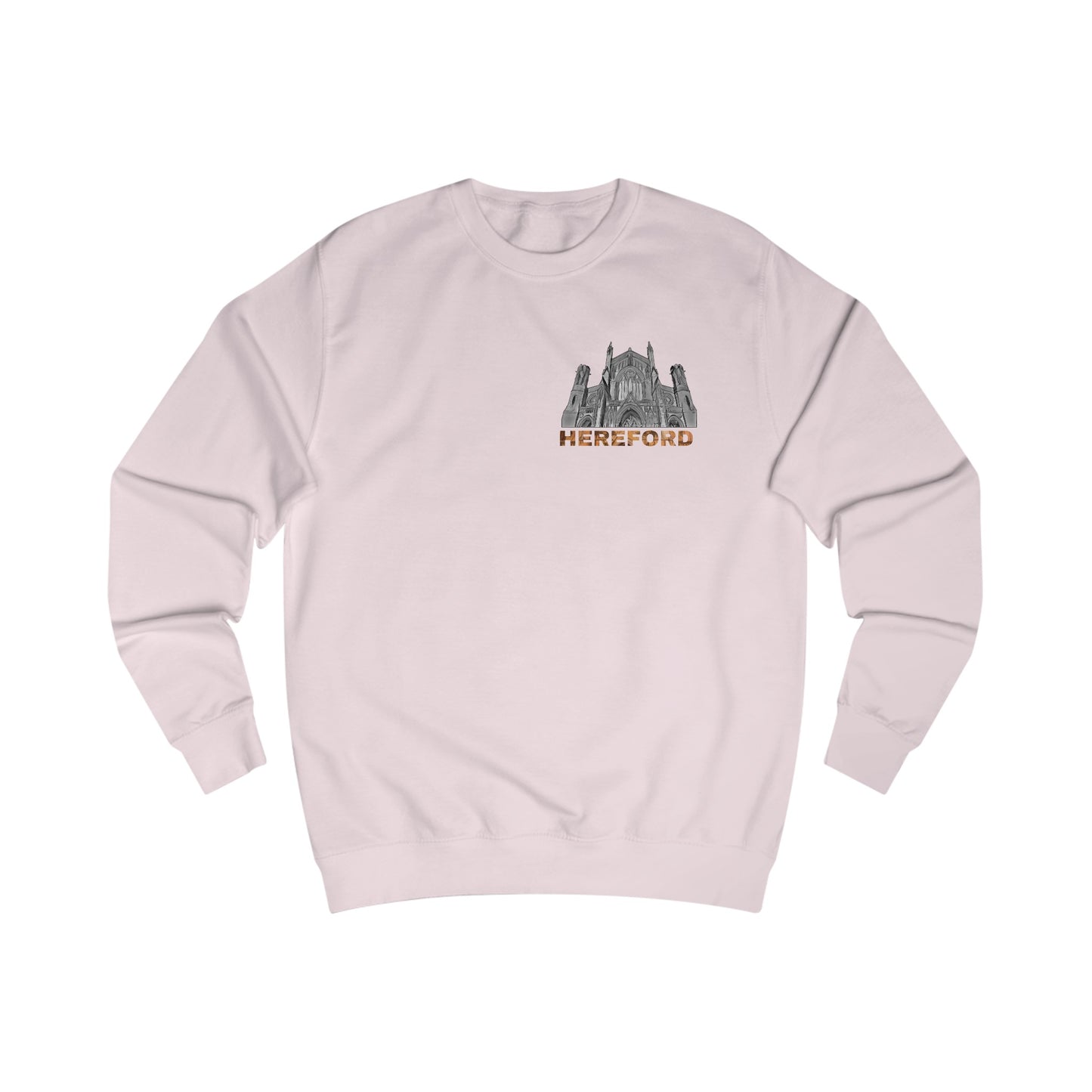 Unisex Sweatshirt with Hereford city Design | OKEYCITY