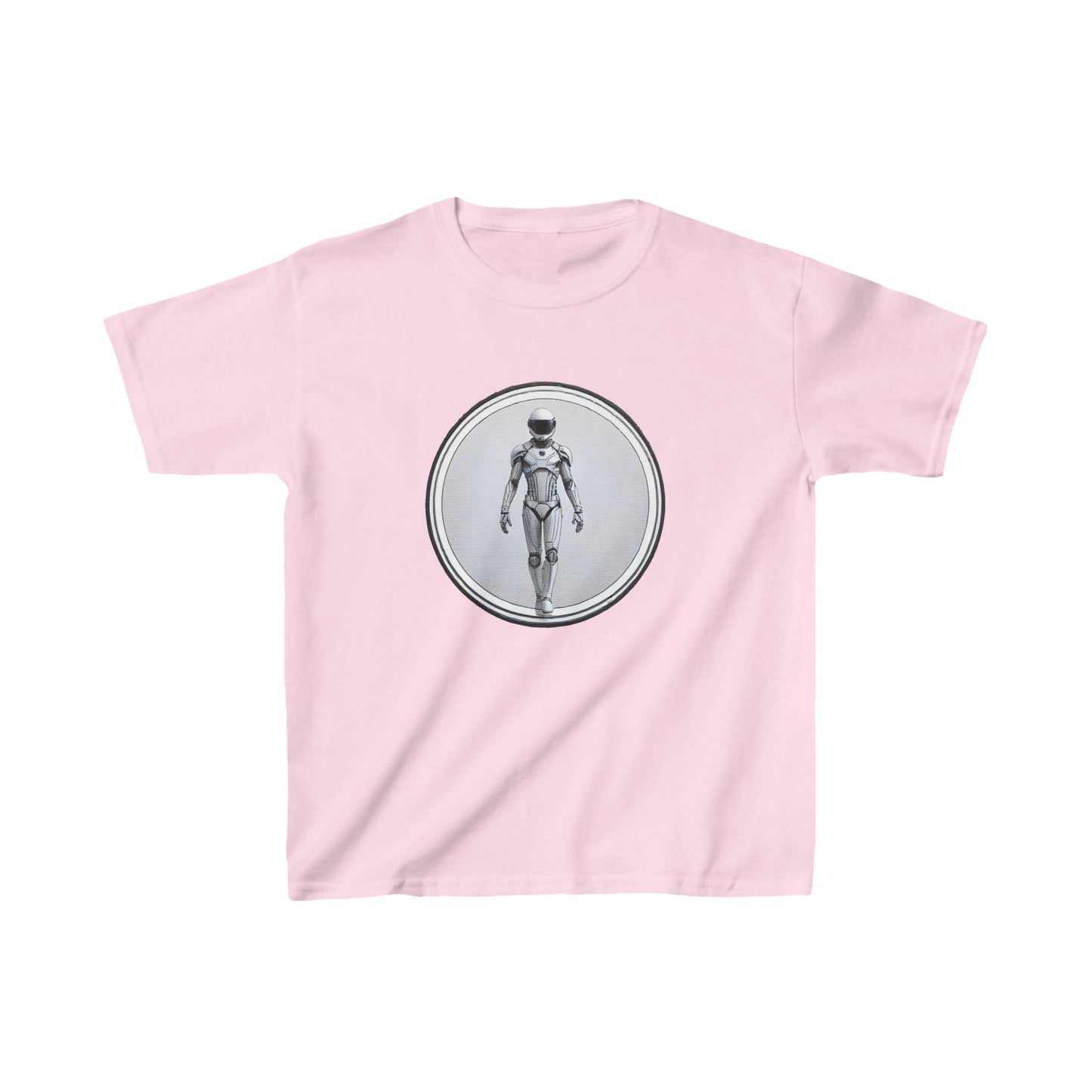 Kids Heavy Cotton™ Tee with astronaut design | OKEYCITY