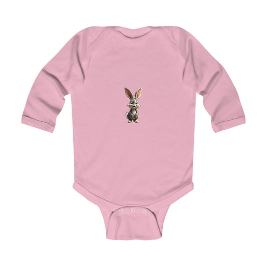 Infant Long Sleeve Bodysuit with rabbit design | OKEYCITY