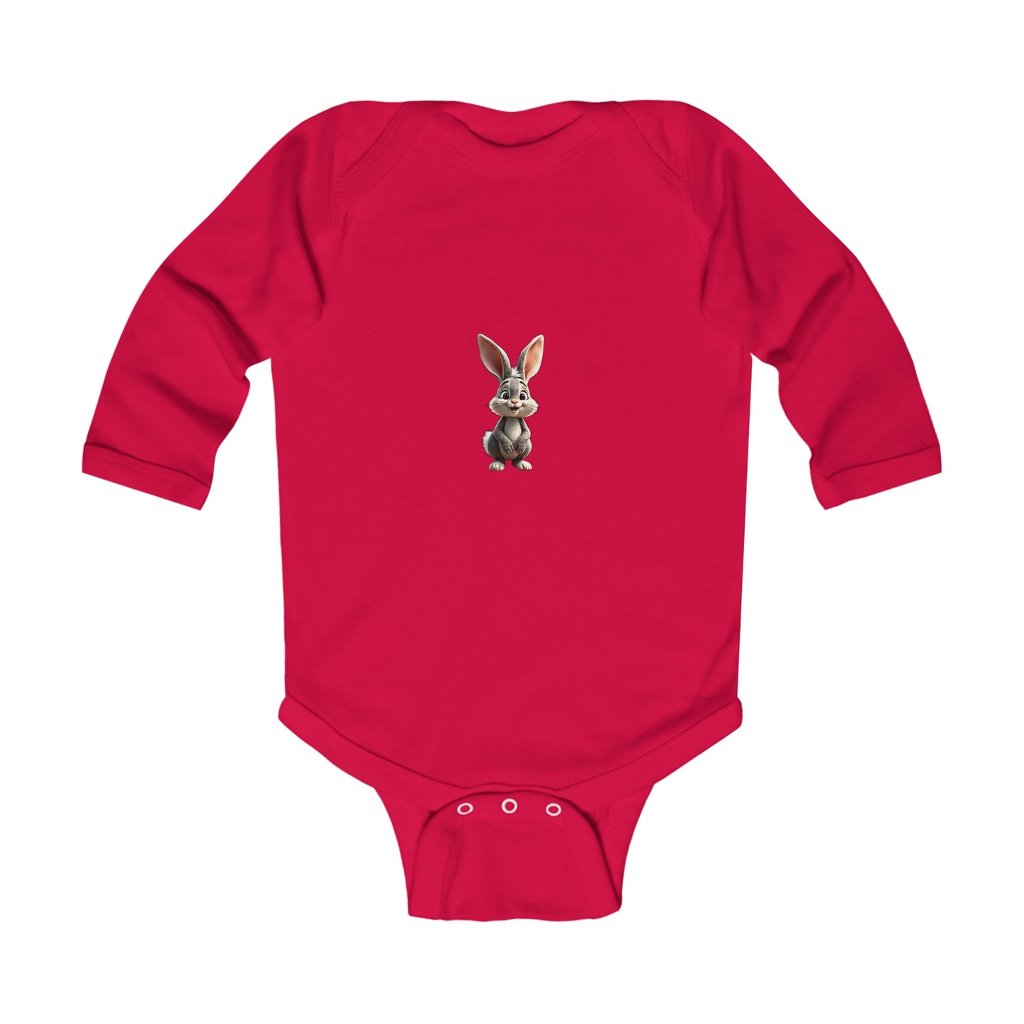 Infant Long Sleeve Bodysuit with rabbit design | OKEYCITY