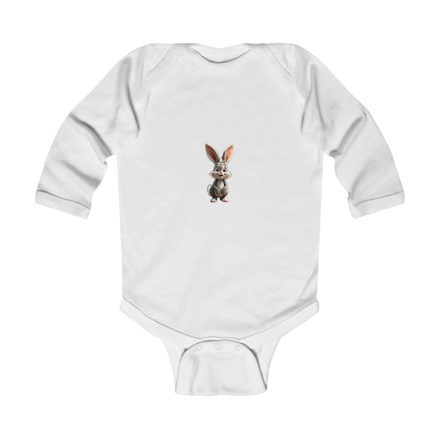 Infant Long Sleeve Bodysuit with rabbit design | OKEYCITY