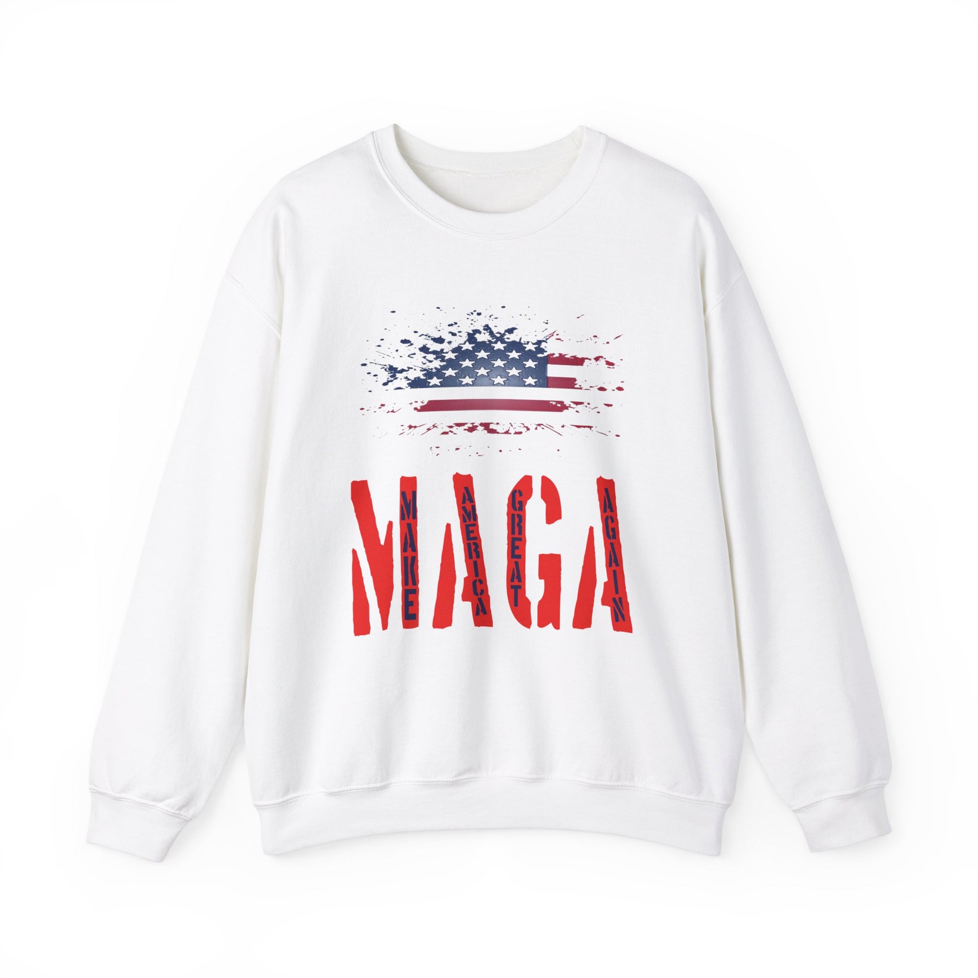 Unisex Heavy Blend™ Crewneck Sweatshirt with Election 2024 USA , MAGA Design | OKEYCITY