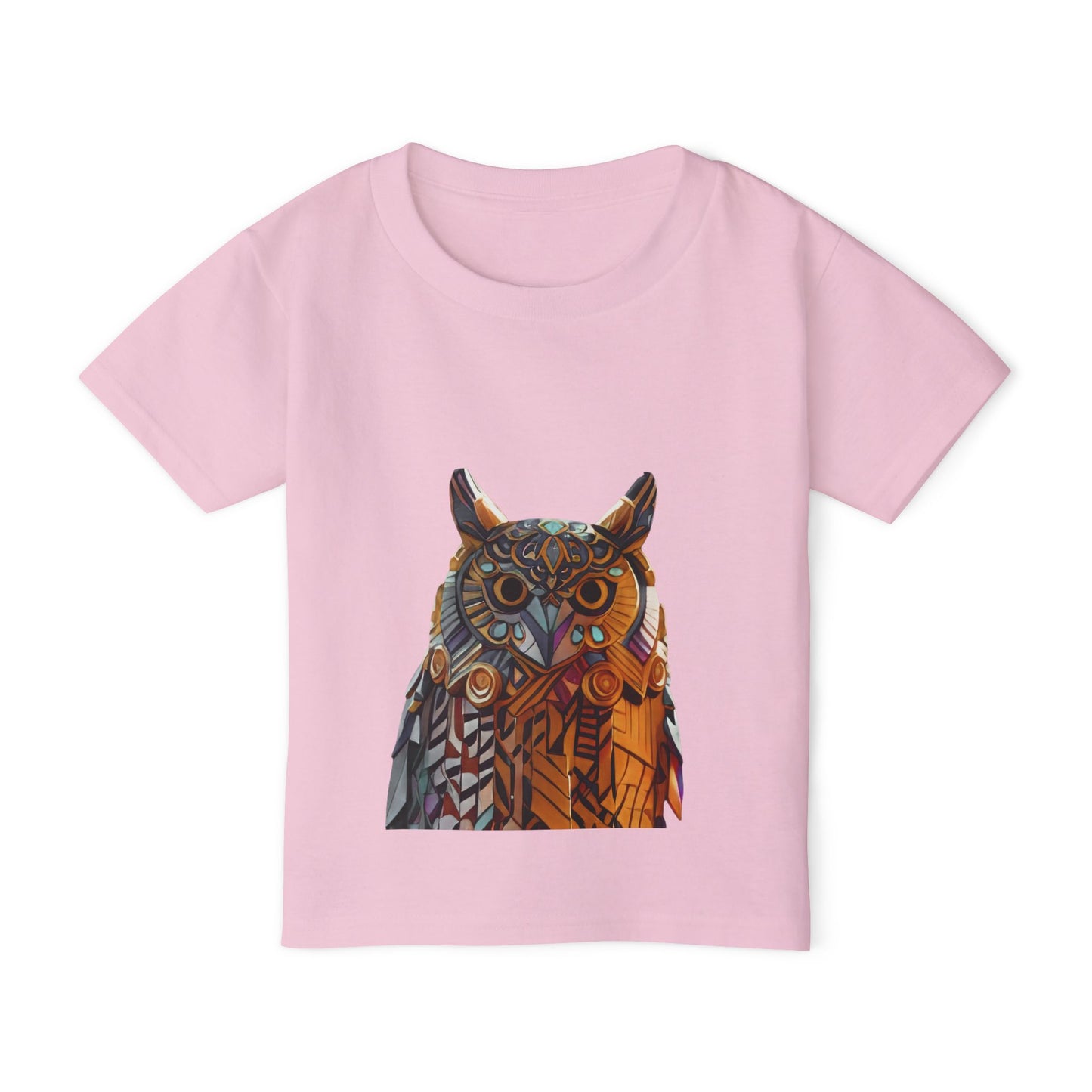 Heavy Cotton™ Toddler T-shirt with Graffiti Owl Design | OKEYCITY