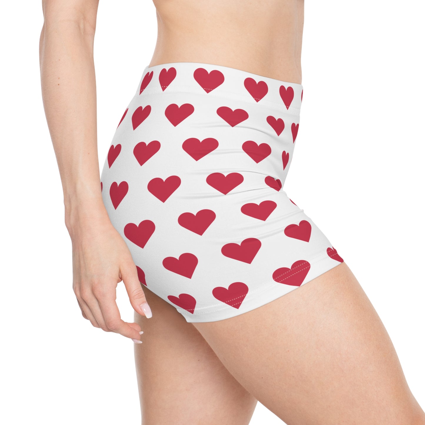 Women's Shorts with heart symbol Design | OKEYCITY