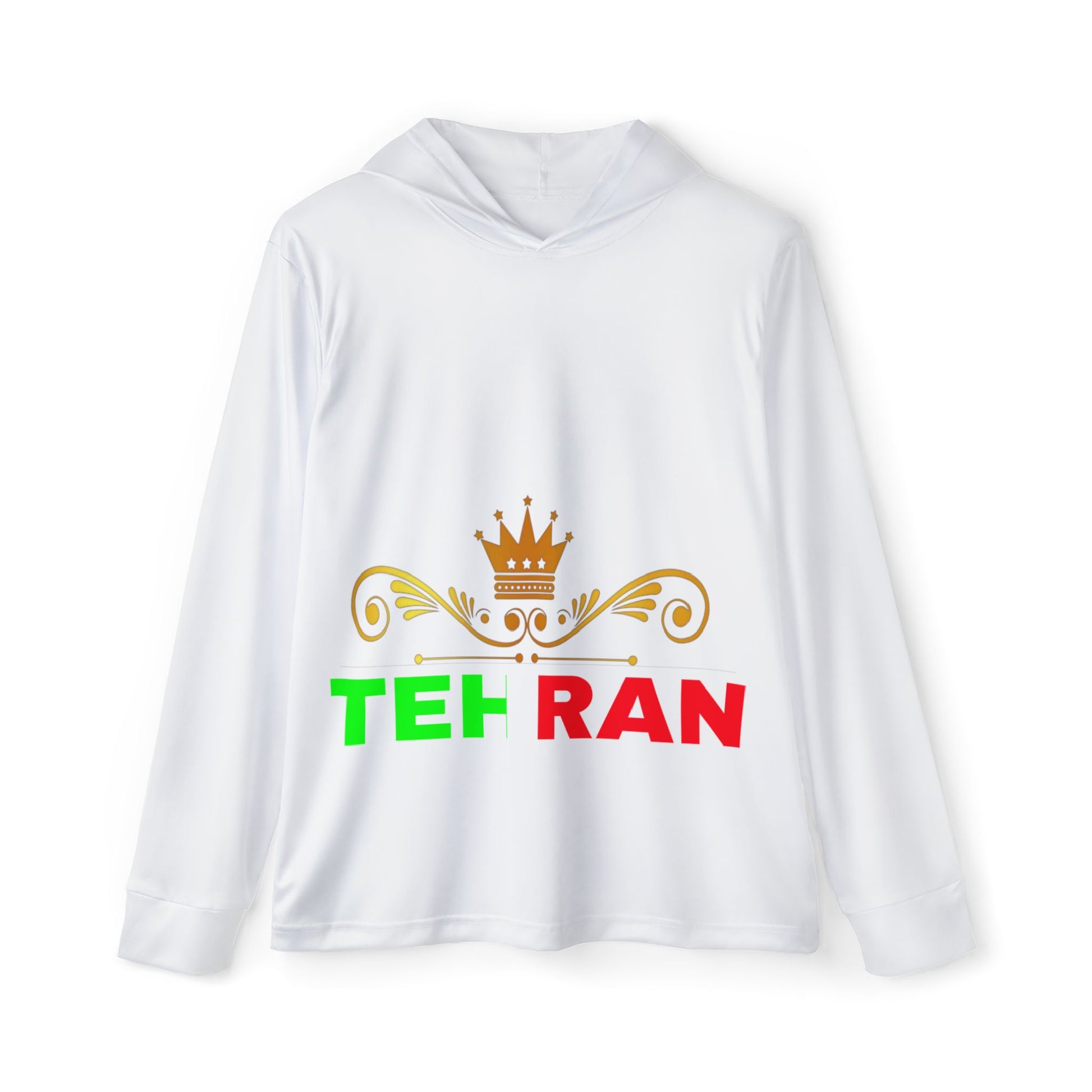 Men's Sports Warmup Hoodie With Tehran Design | OKEYCITY