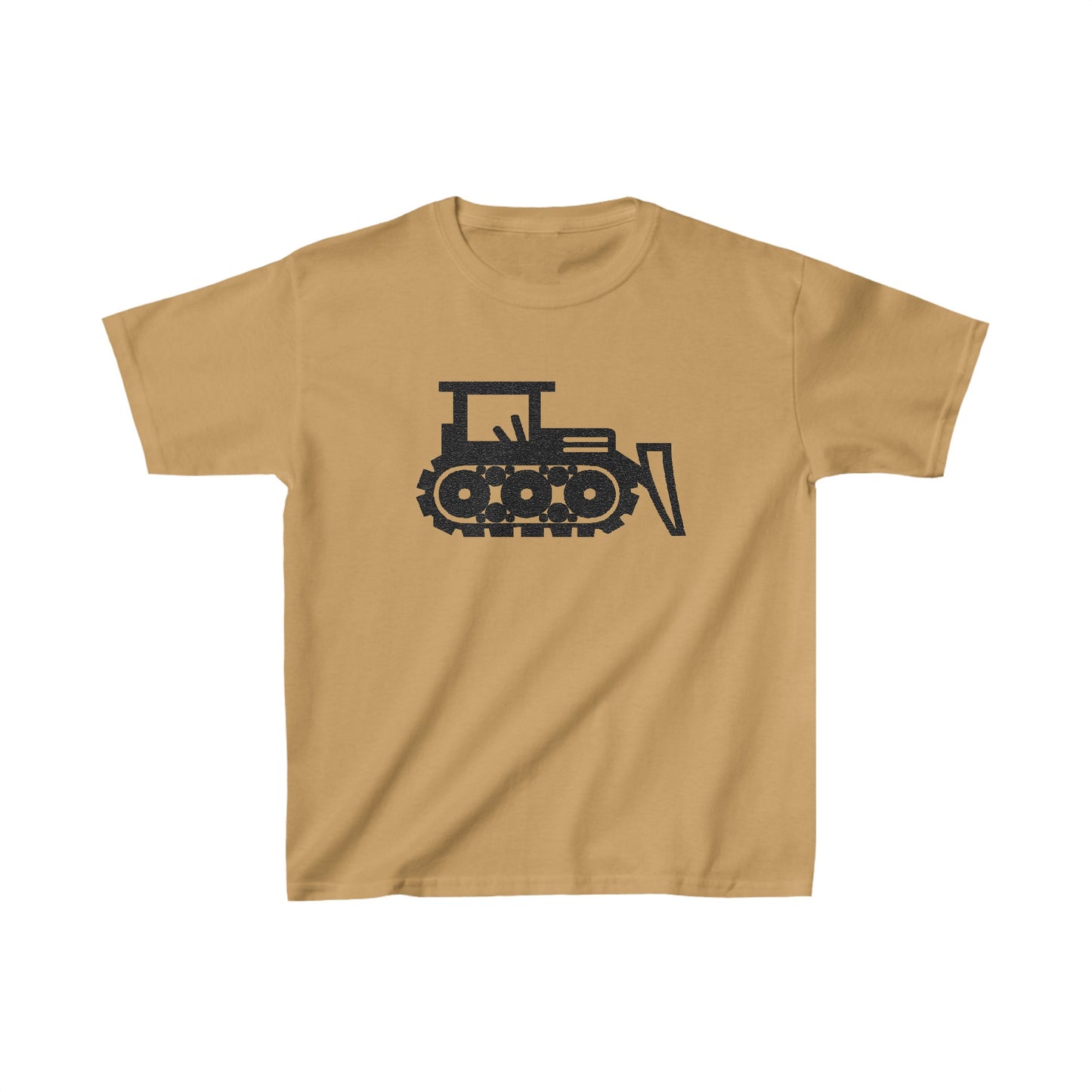 Kids Heavy Cotton™ Tee with vector crane Design | OKEYCITY
