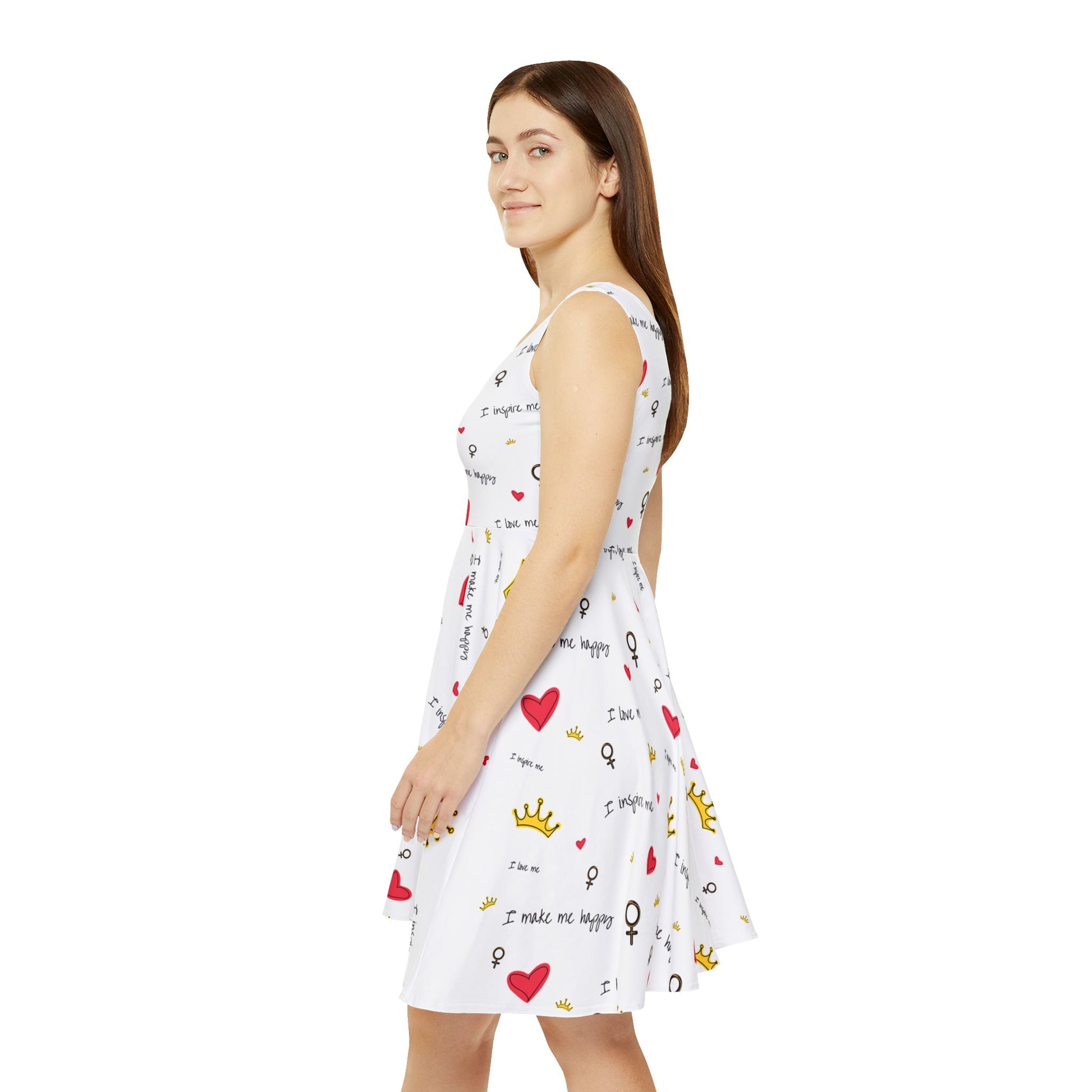 Women's Skater Dress with nice pattern | OKEYCITY