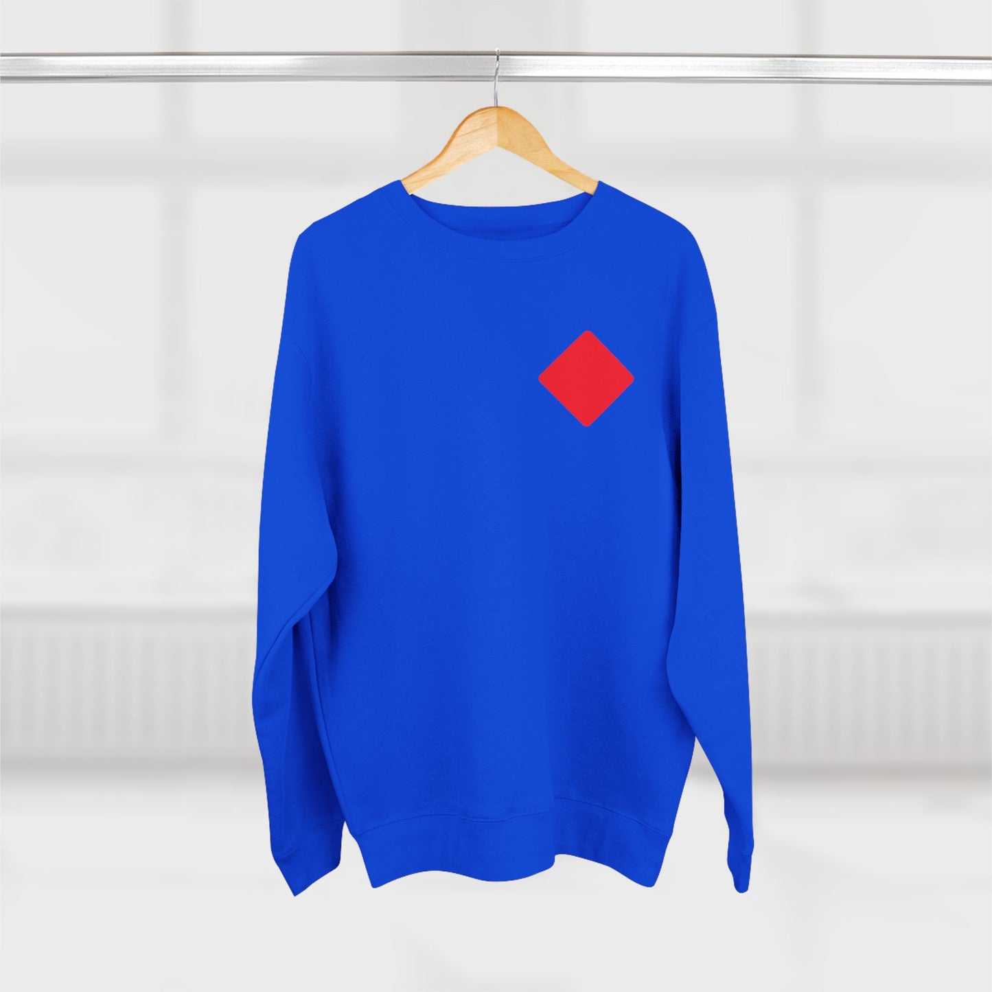 Unisex Crewneck Sweatshirt With Diamond card symbol | OKEYCITY