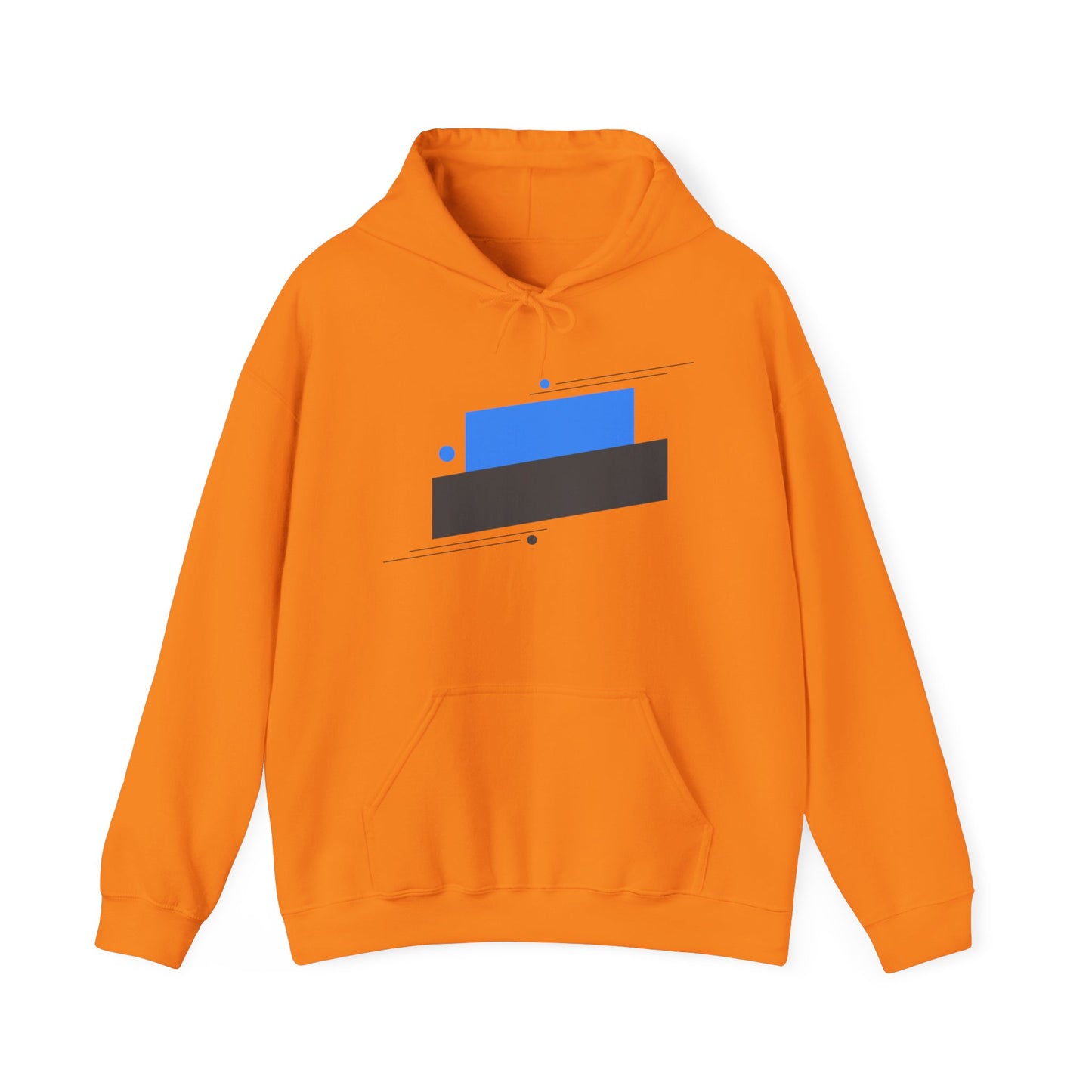 Unisex Heavy Blend™ Hooded Sweatshirt with blue graphic Design | OKEYCITY