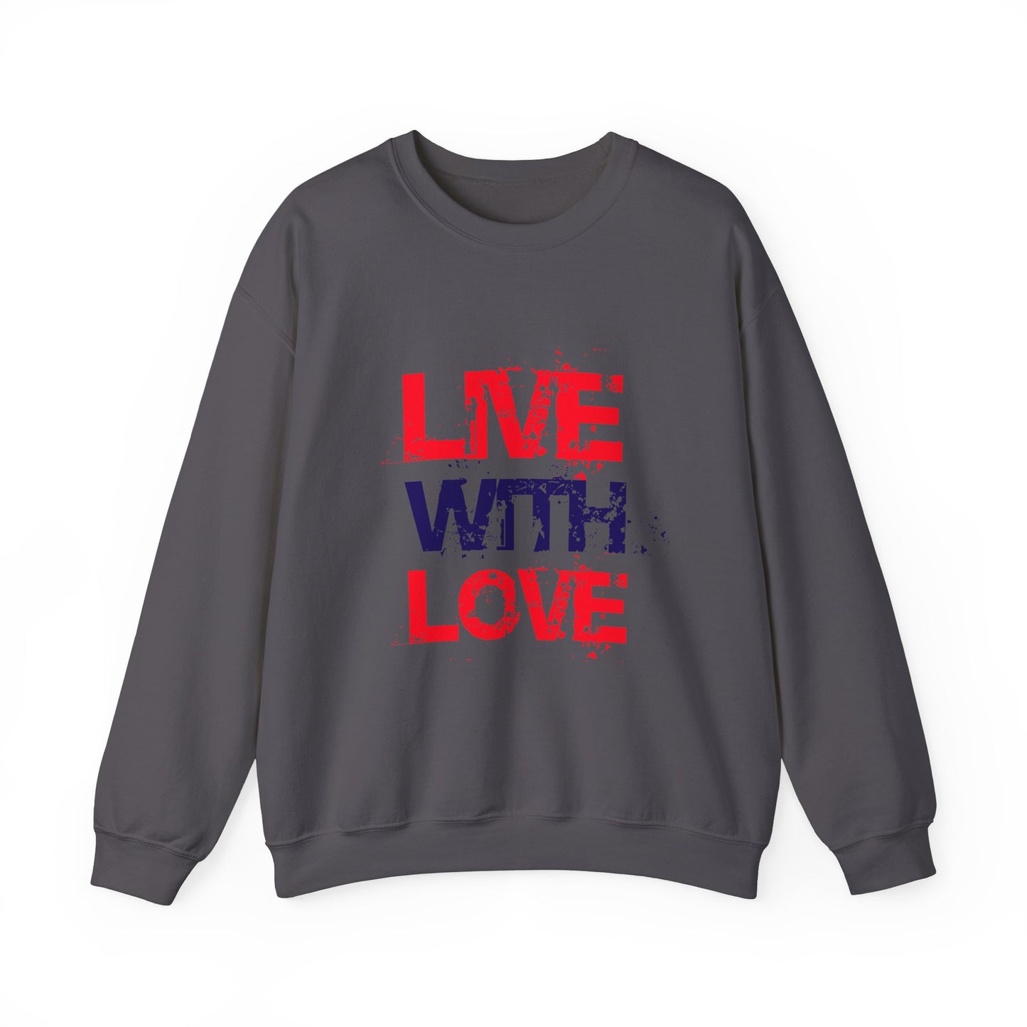 Unisex Heavy Blend™ Crewneck Sweatshirt with love Design | OKEYCITY