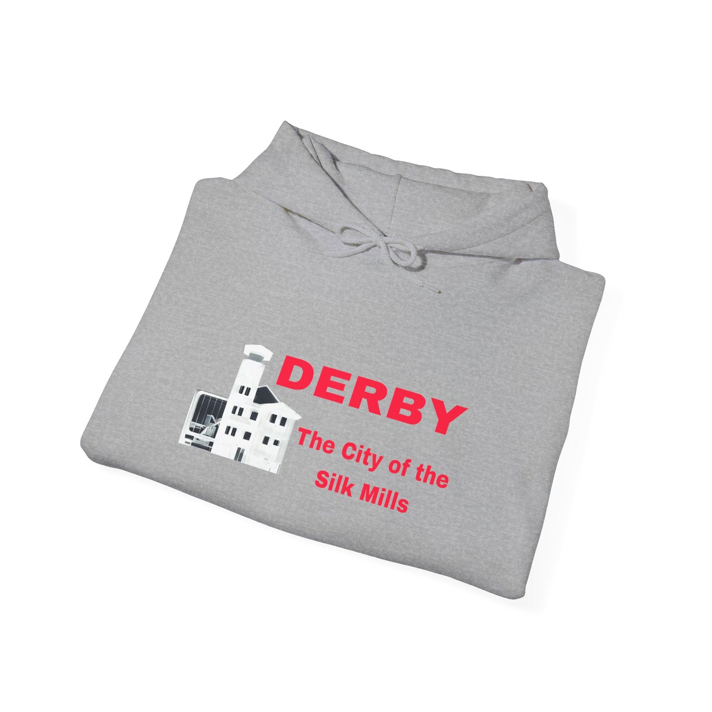 Unisex Heavy Blend™ Hooded Sweatshirt with Derby Design | OKEYCITY