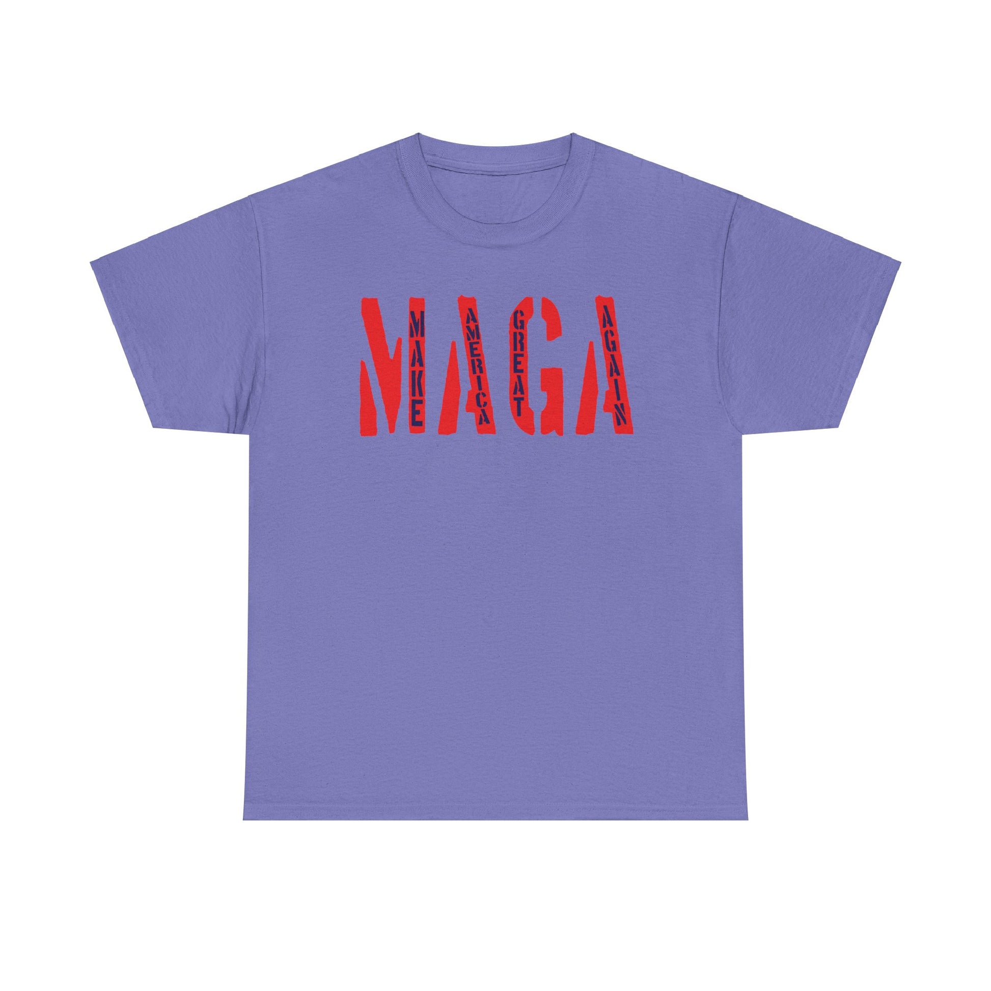 Unisex Heavy Cotton Tee With MAGA Design | OKEYCITY