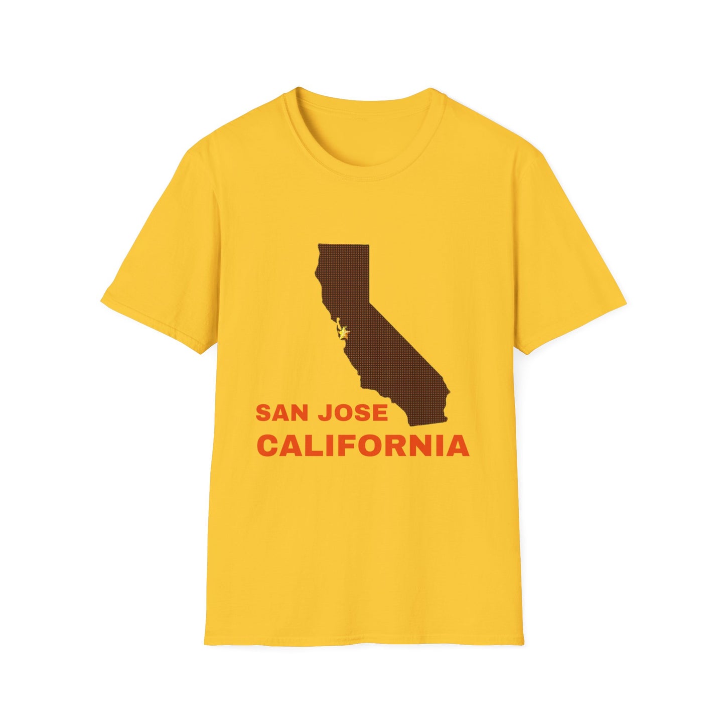 Unisex Softstyle T-Shirt with San Jose Design | OKEYCITY